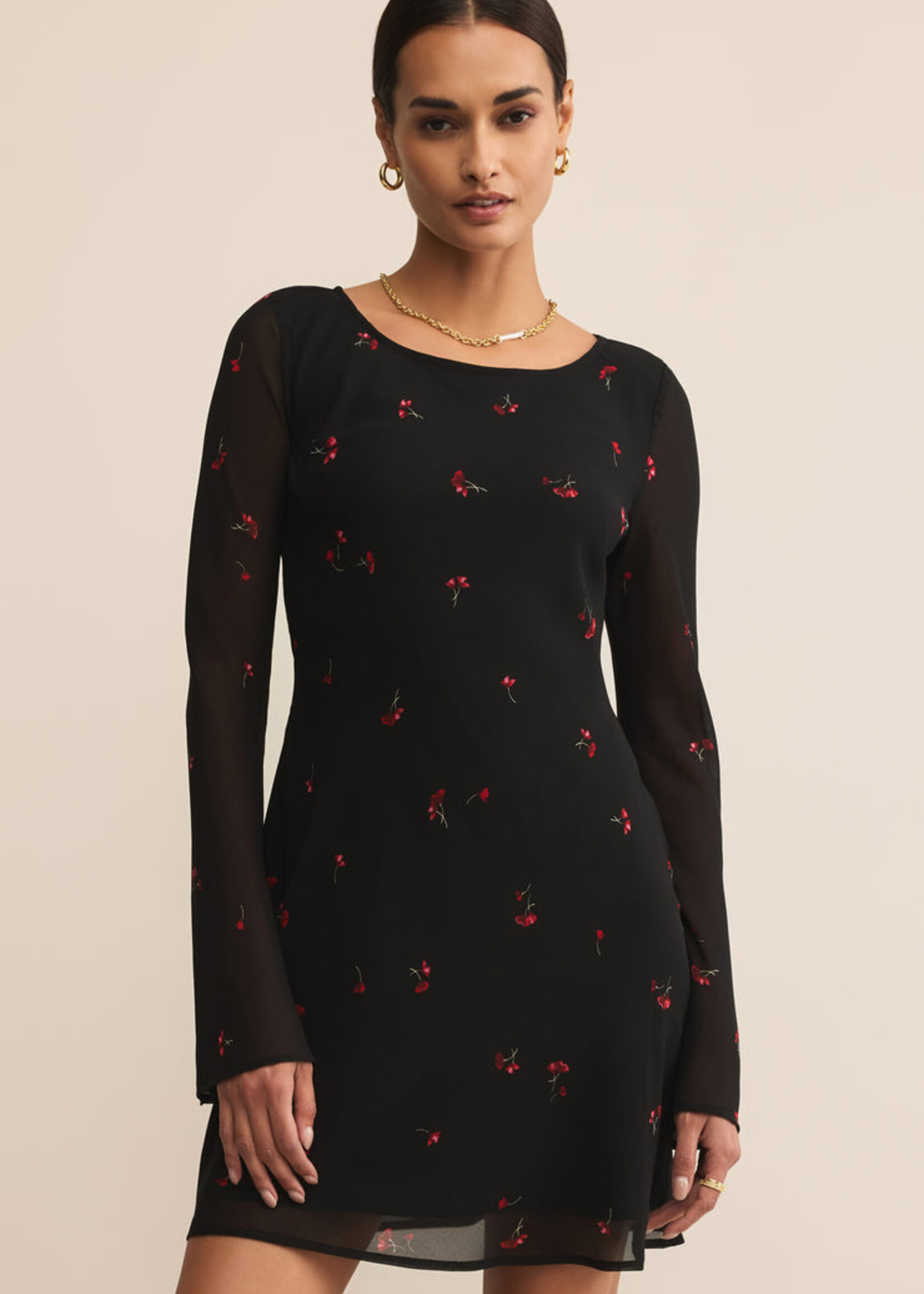 Z-Supply Z-Supply Campbell Rio Floral Mini Dress - Black