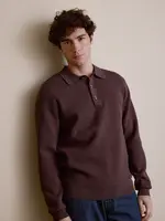 Casual Friday Casual Friday Milano Polo Knit - Demitasse