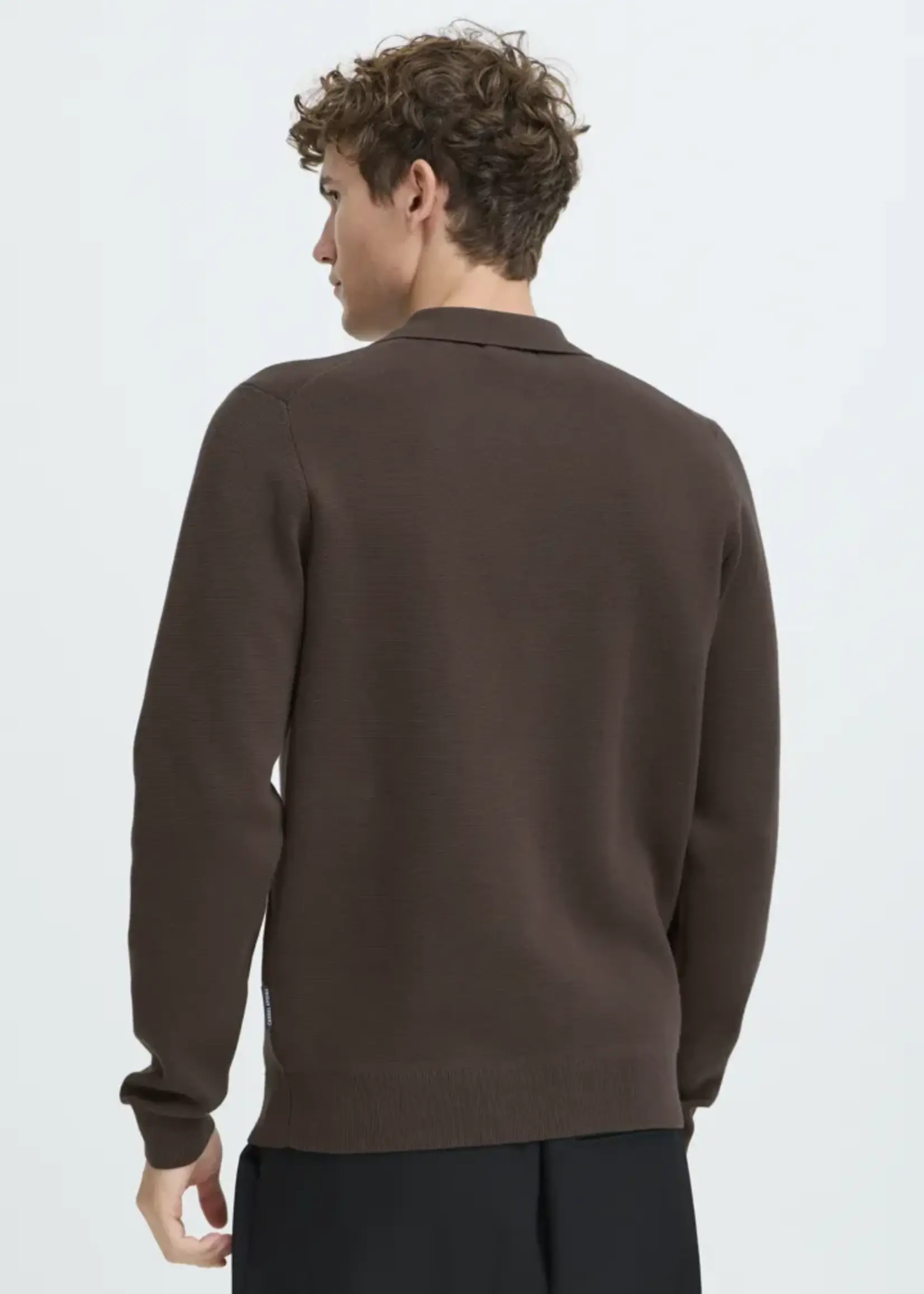 Casual Friday Casual Friday Milano Polo Knit - Demitasse