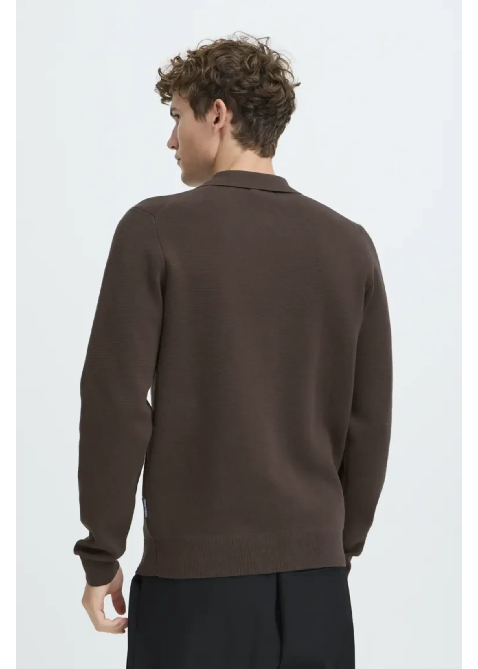 Casual Friday Casual Friday Milano Polo Knit - Demitasse