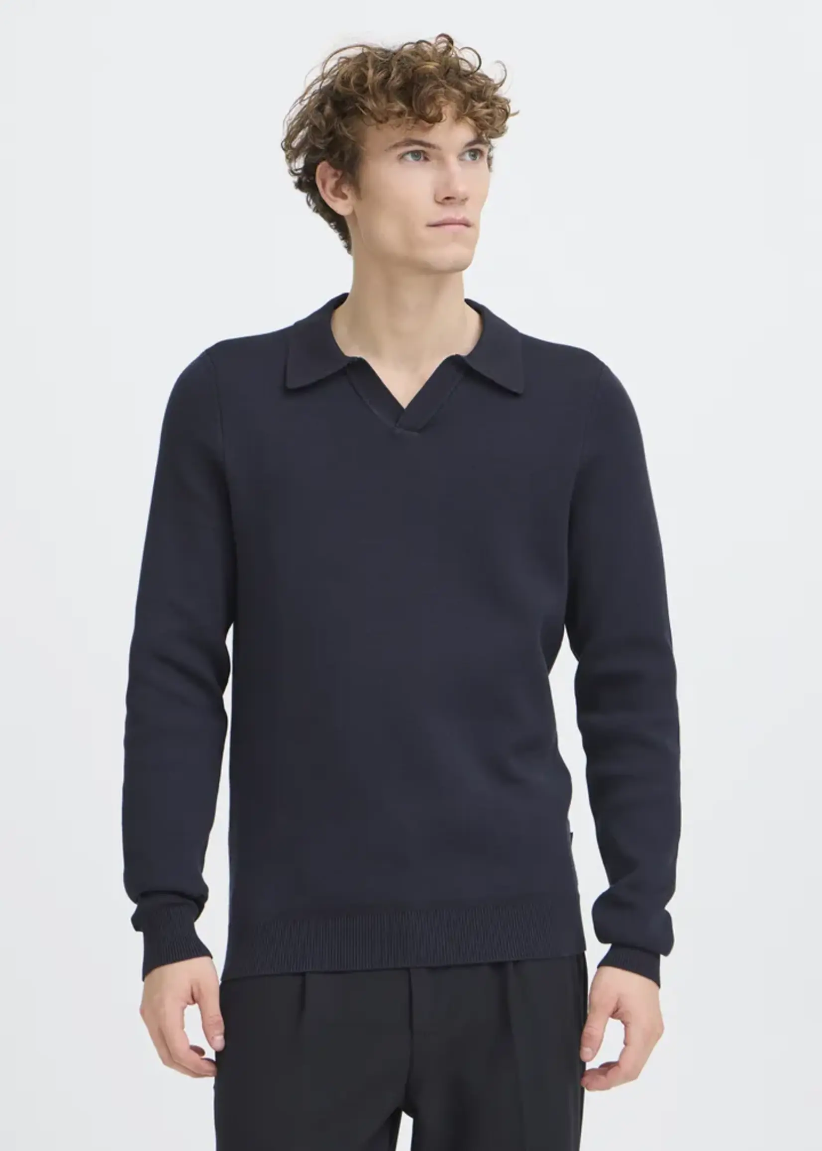 Casual Friday Casual Friday Dahl Polo Knit - Dark Navy