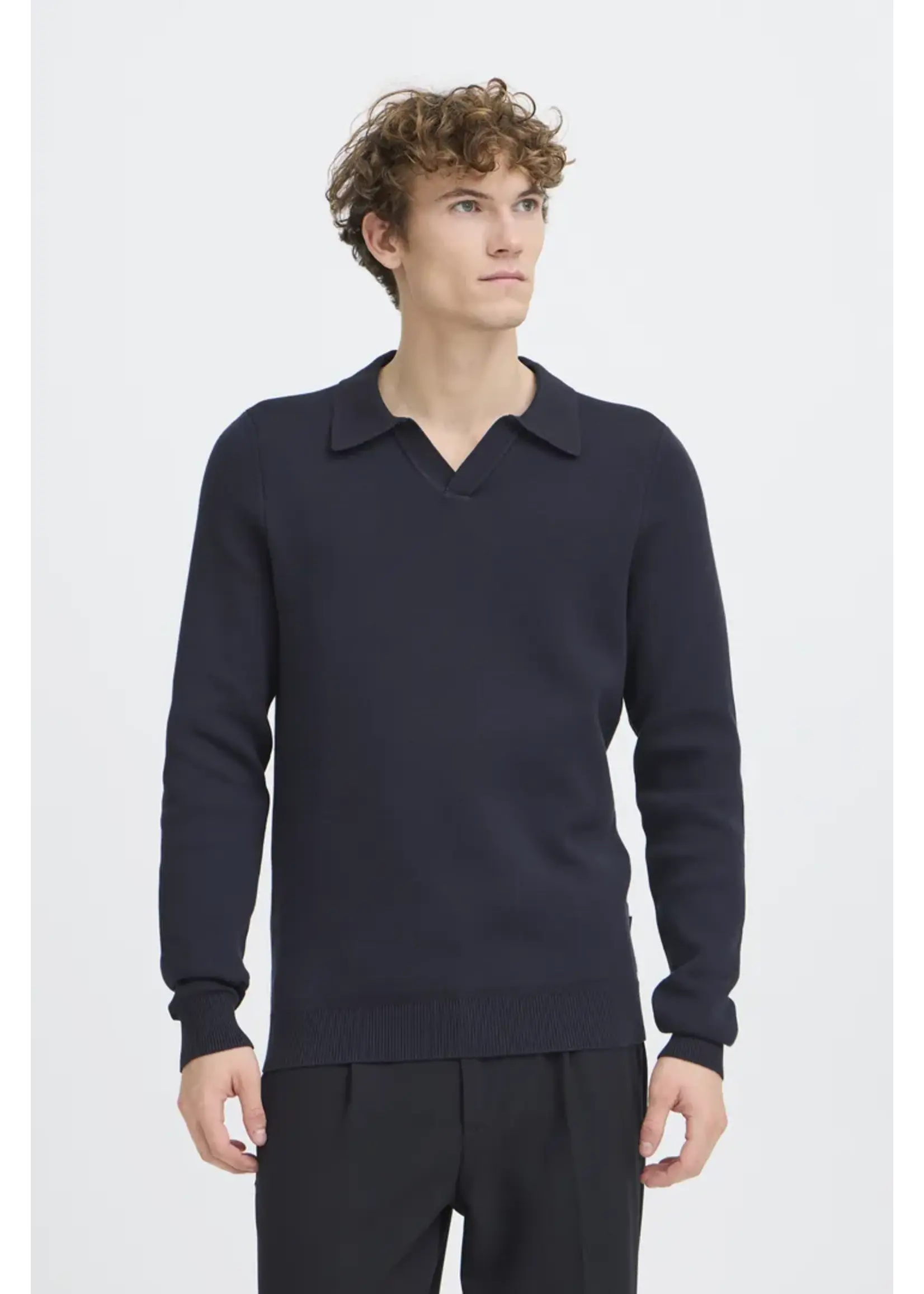 Casual Friday Casual Friday Dahl Polo Knit - Dark Navy