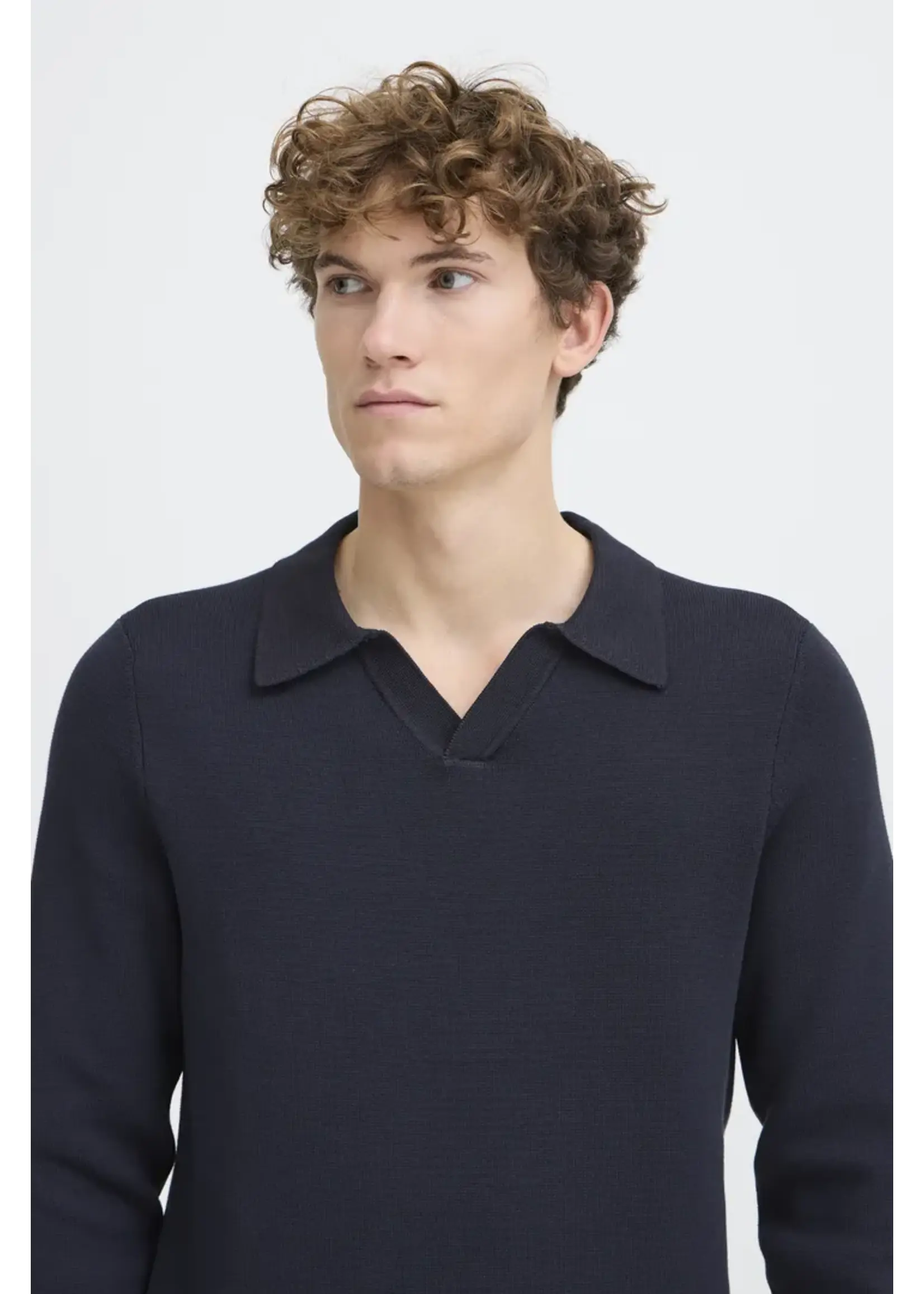 Casual Friday Casual Friday Dahl Polo Knit - Dark Navy