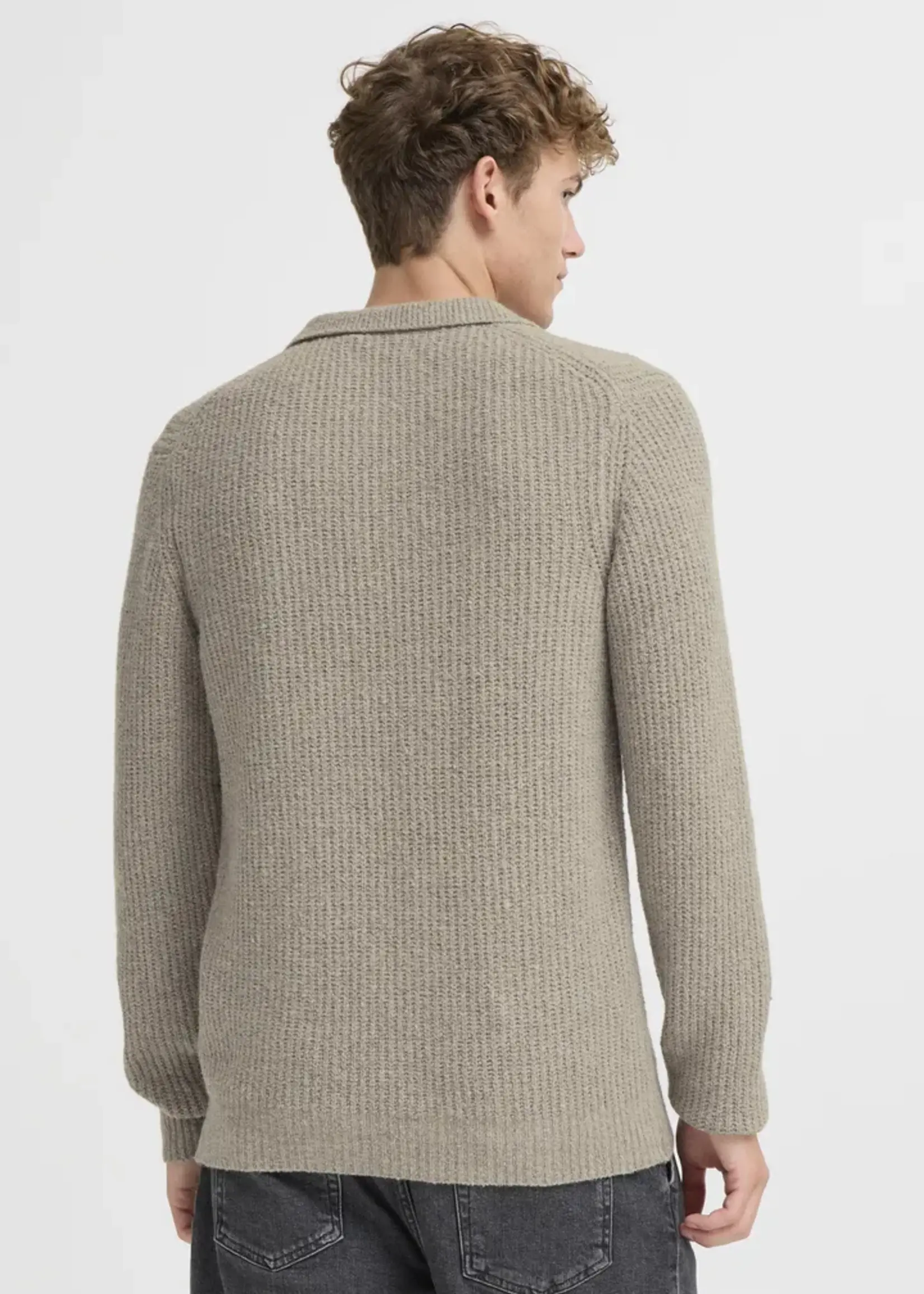 Casual Friday Casual Friday Polo En Maille Gahn Rib - Steeple Gray