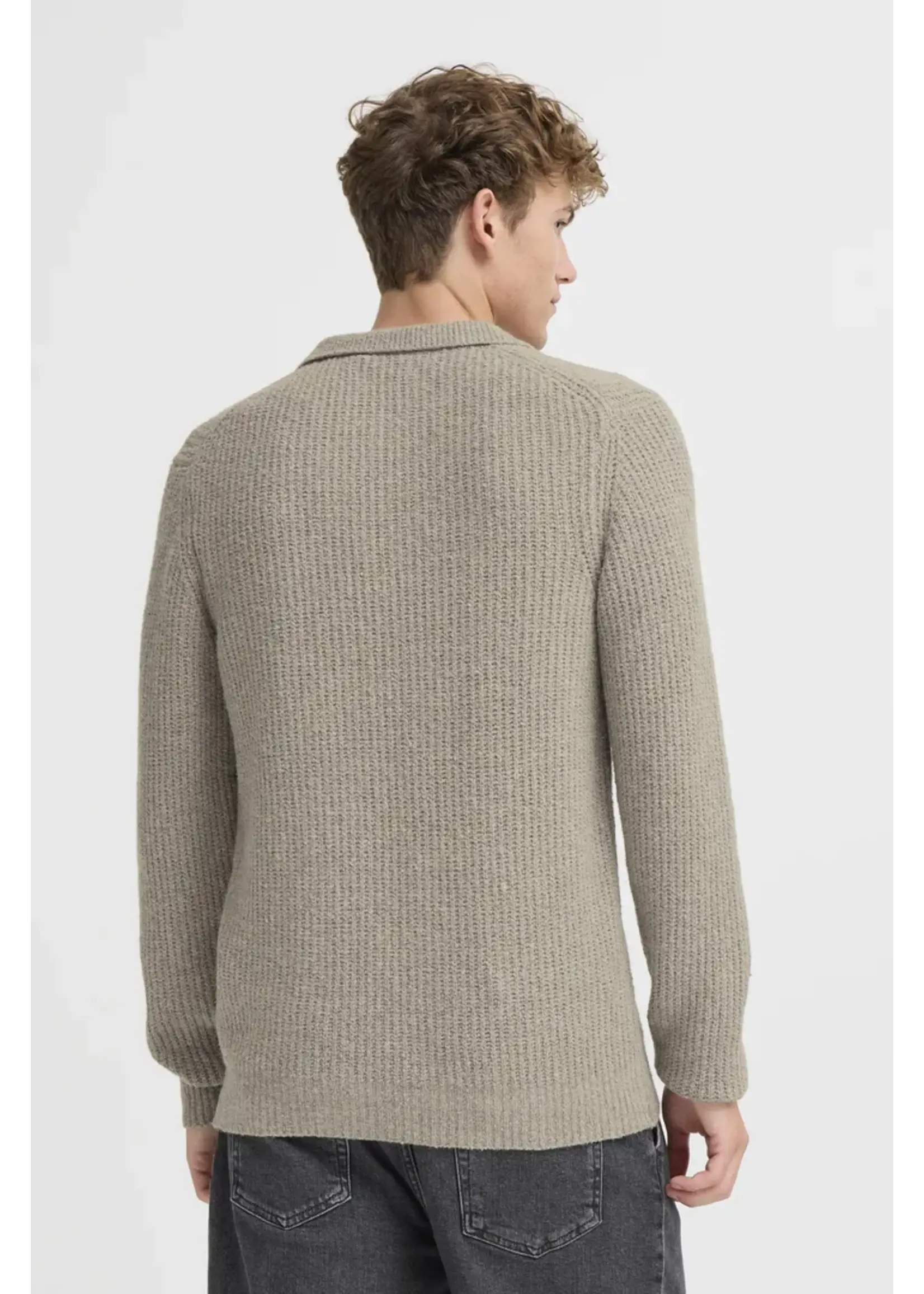 Casual Friday Casual Friday Polo En Maille Gahn Rib - Steeple Gray