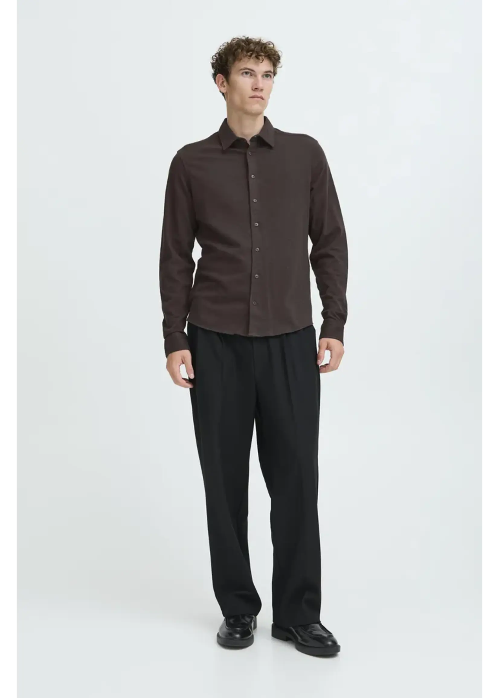 Casual Friday Casual Friday Arkan Formal Shirt - Demitasse Melange