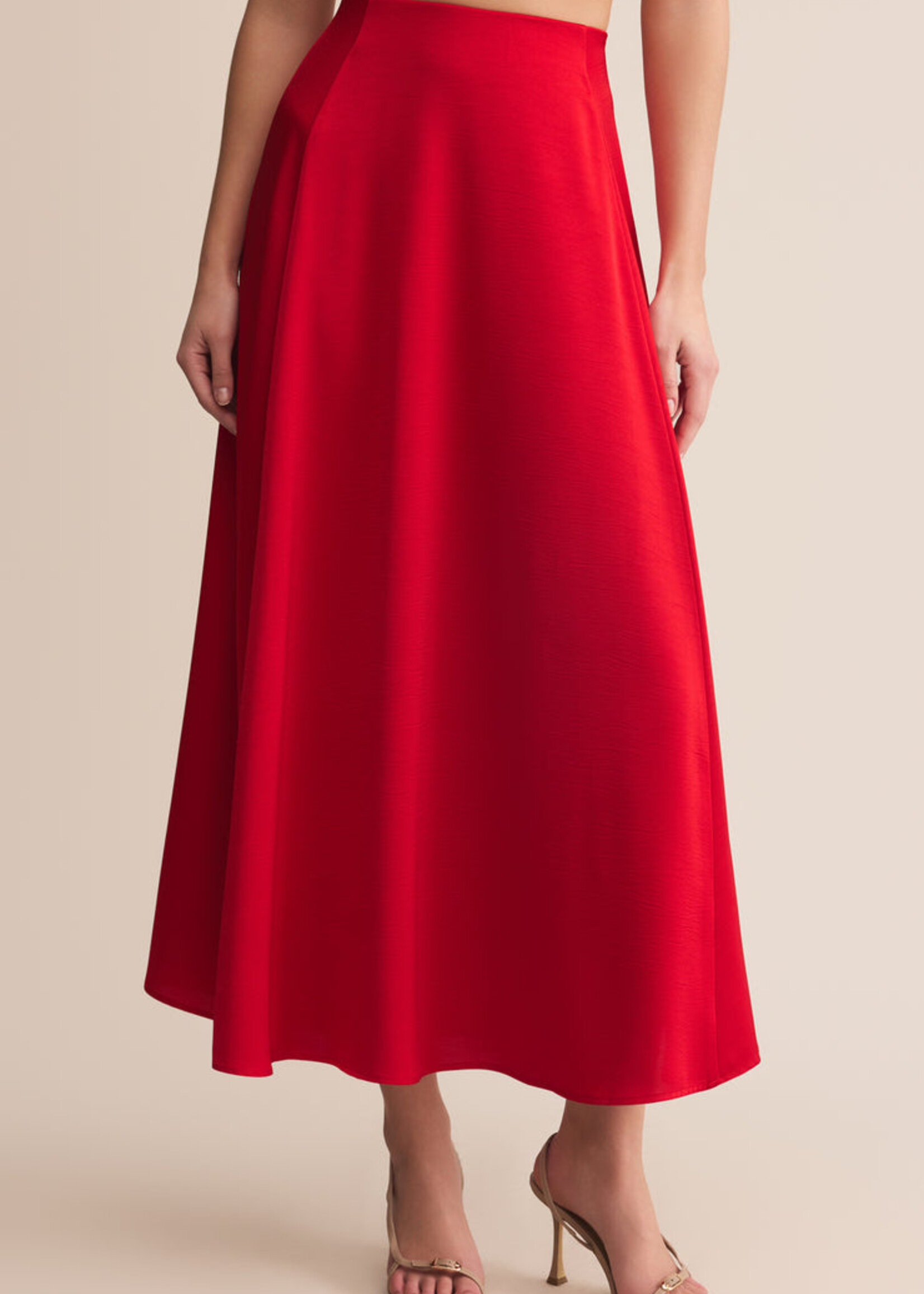 Z-Supply Z-Supply Northpointe Midi Skirt - Festive Red