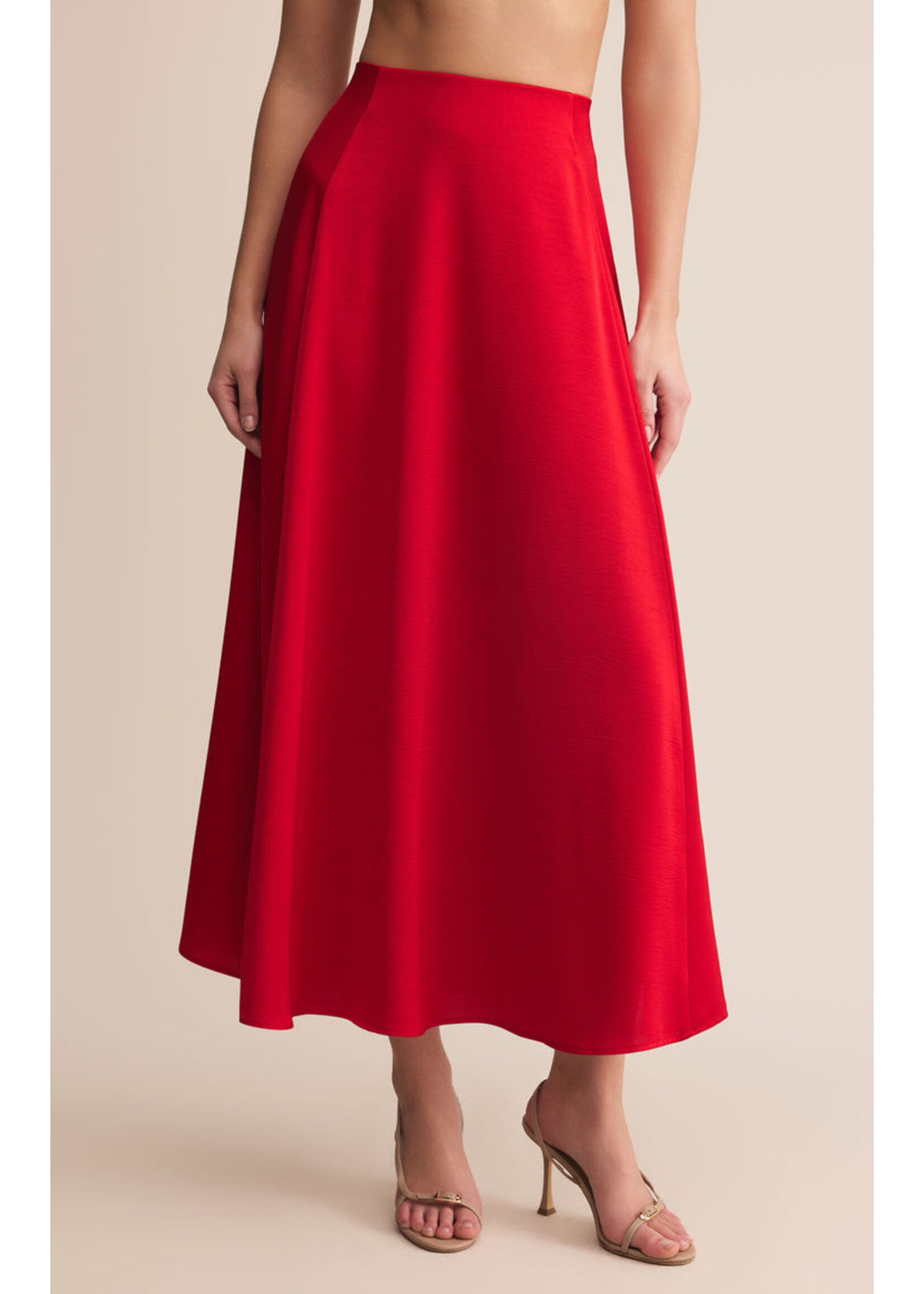 Z-Supply Z-Supply Northpointe Midi Skirt - Festive Red