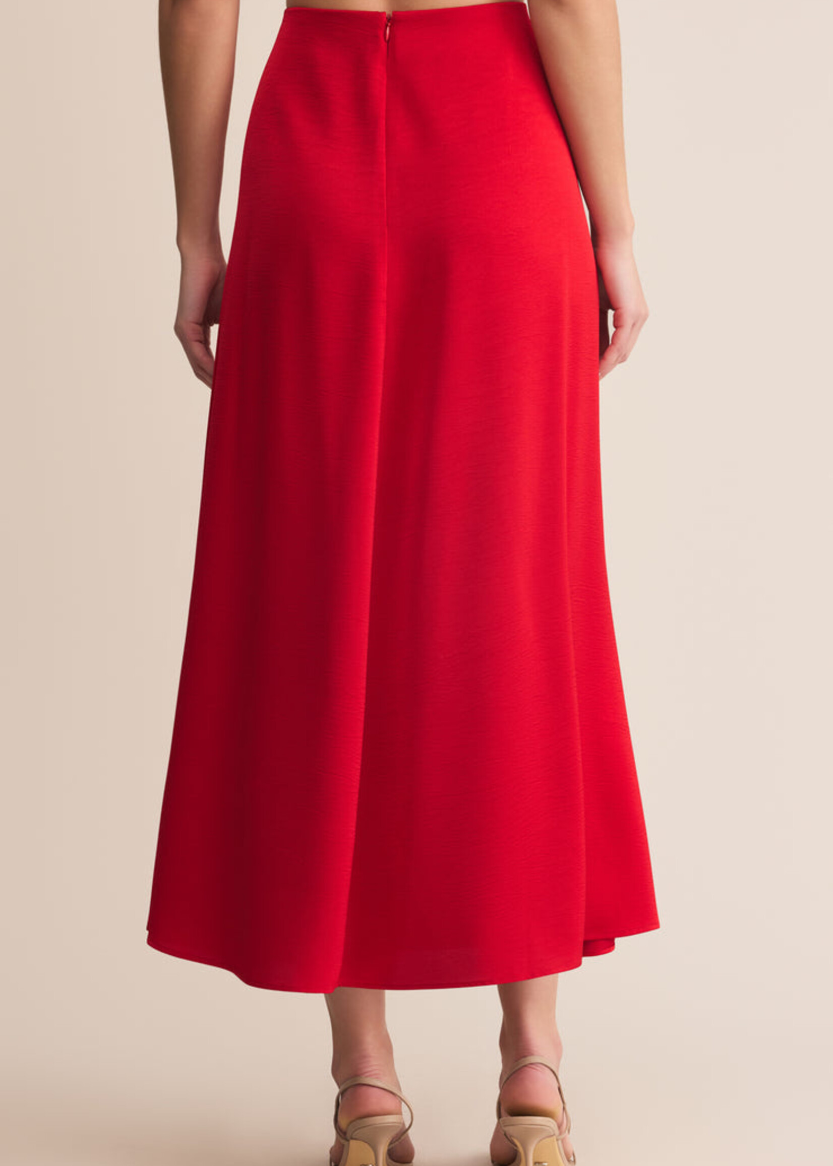 Z-Supply Z-Supply Northpointe Midi Skirt - Festive Red