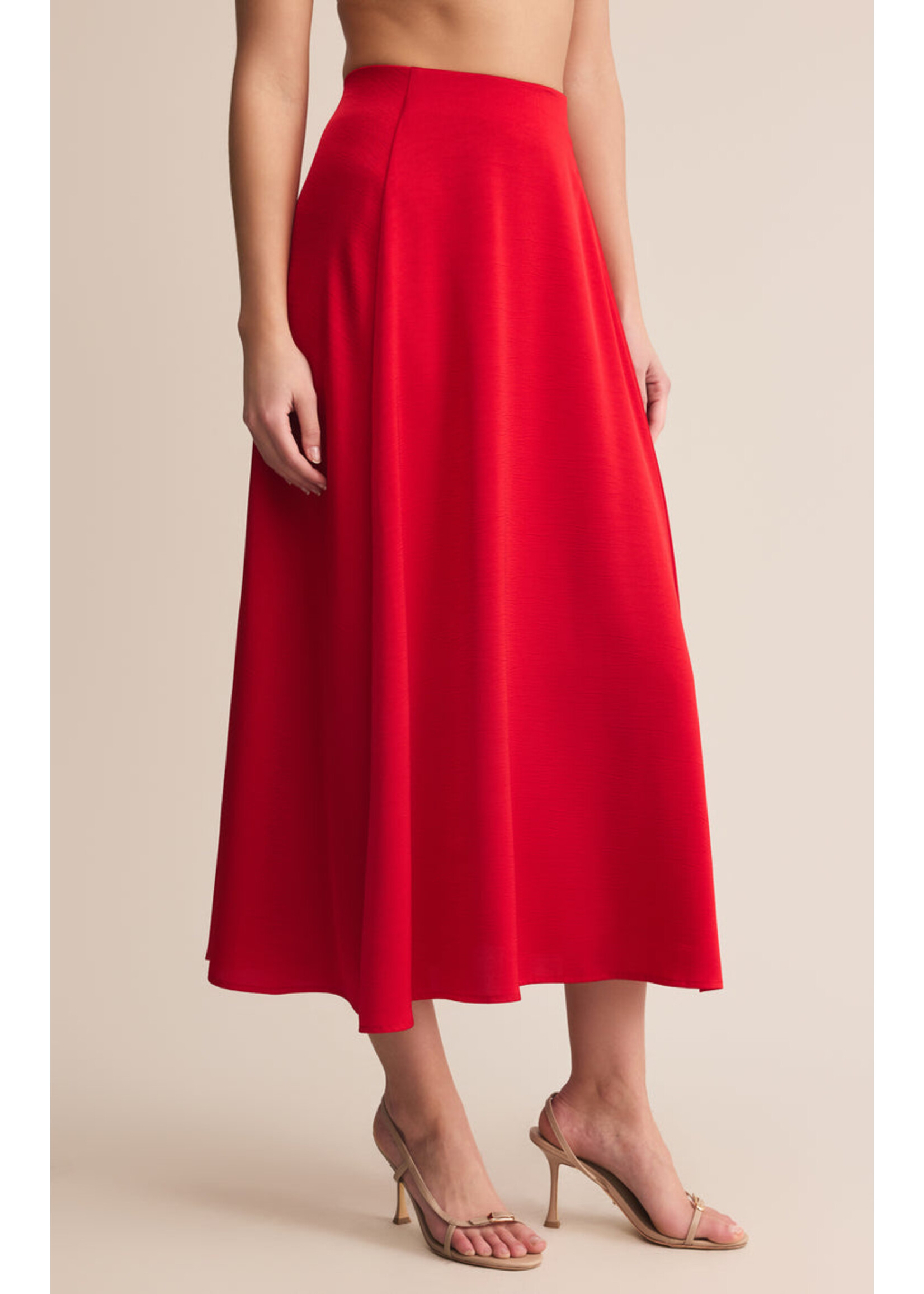 Z-Supply Z-Supply Northpointe Midi Skirt - Festive Red
