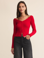 Z-Supply Z-Supply Haut En Tricot Jovy - Festive Red
