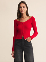 Z-Supply Z-Supply Haut En Tricot Jovy - Festive Red