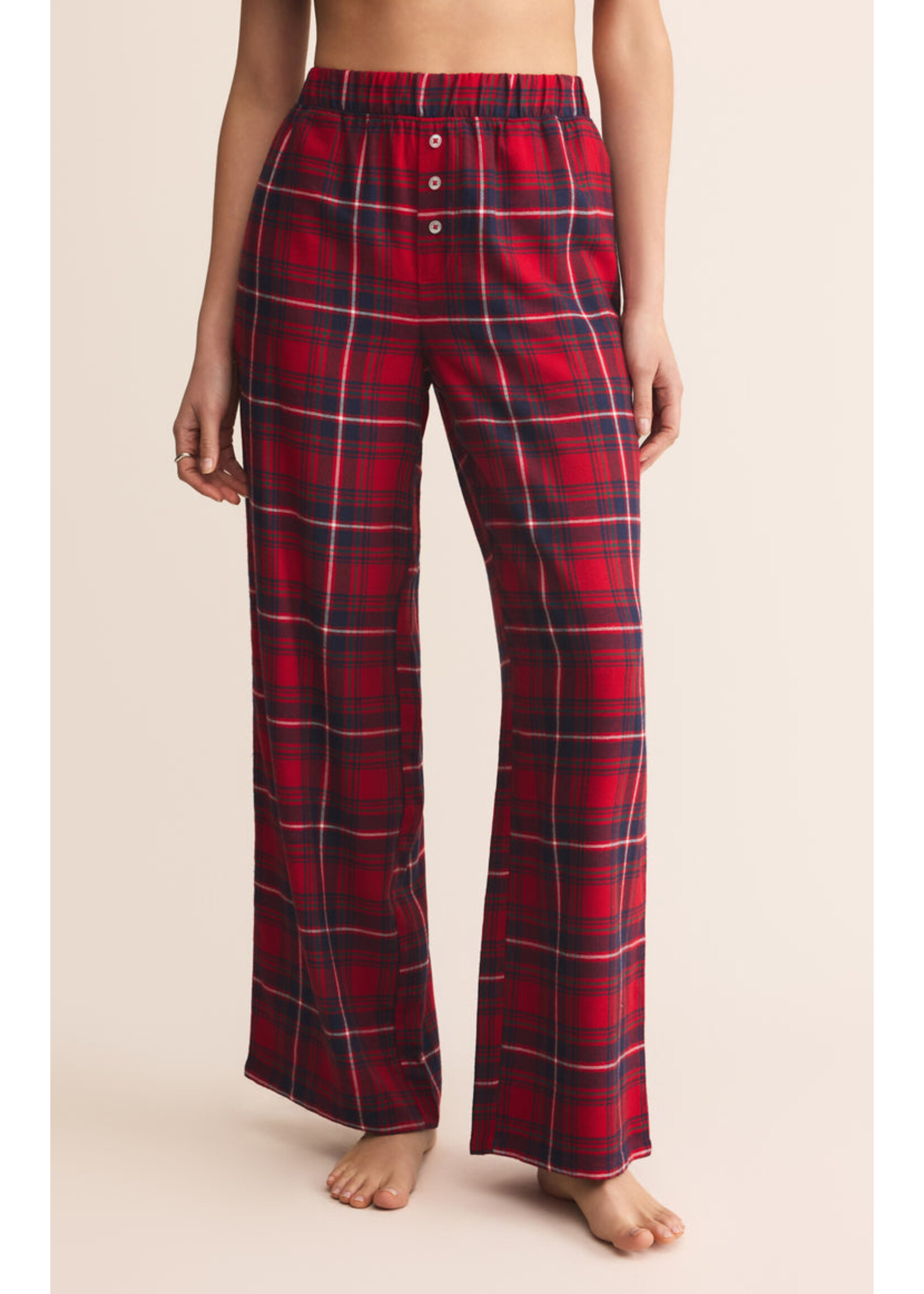 Z-Supply Z-Supply Pantalon À Carreaux Hangout - Haute Red