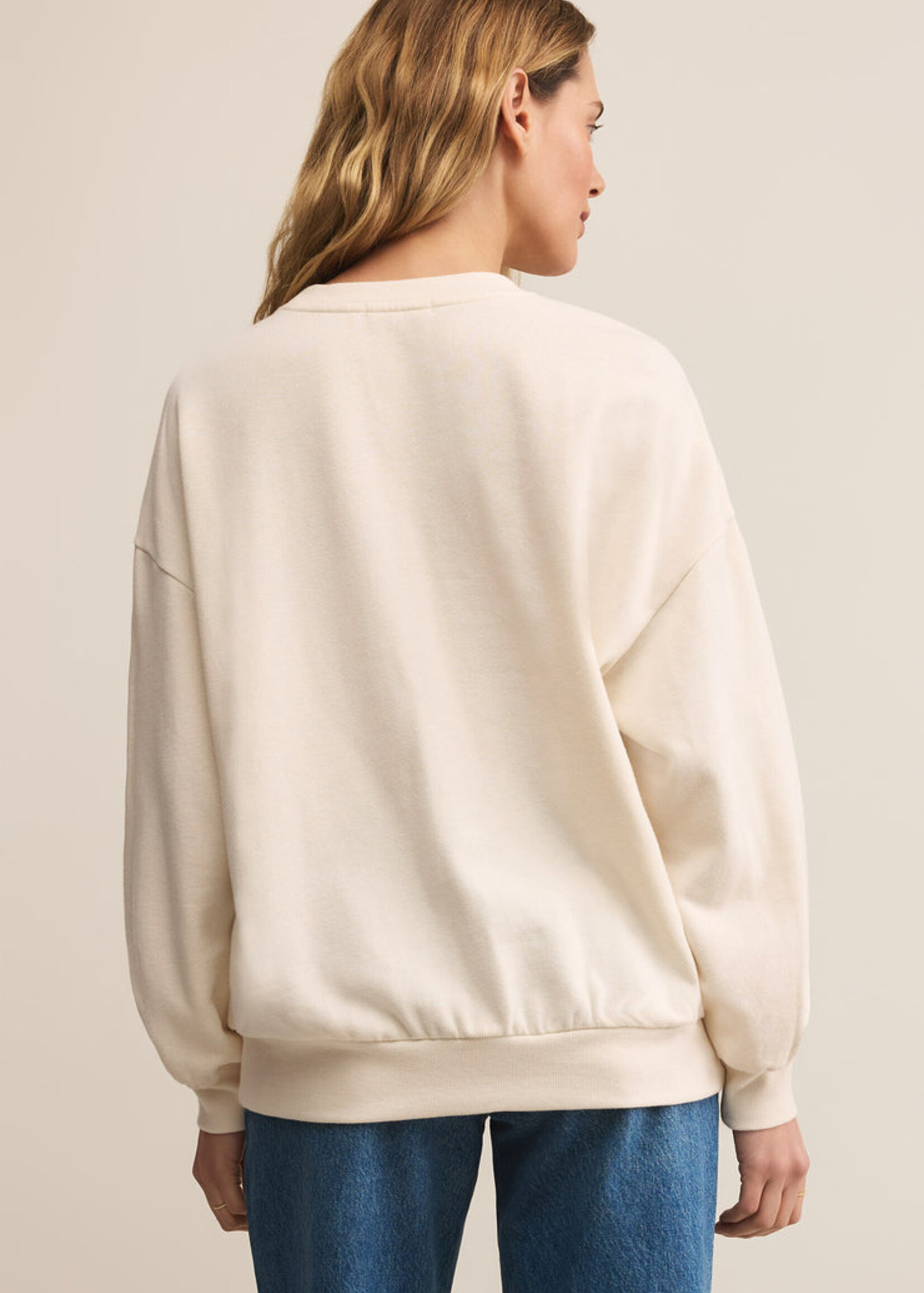 Z-Supply Z-Supply Oversized Love Sweatshirt - Vanilla Ice