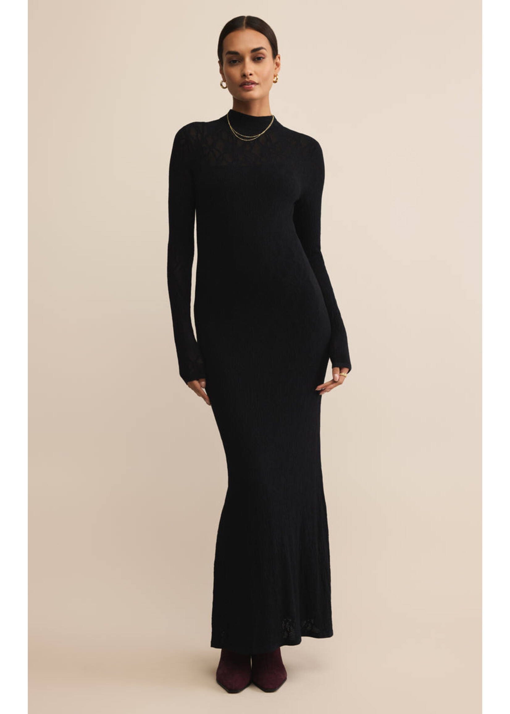 Z-Supply Z-Supply Robe Pull En Maille Aden - Noire