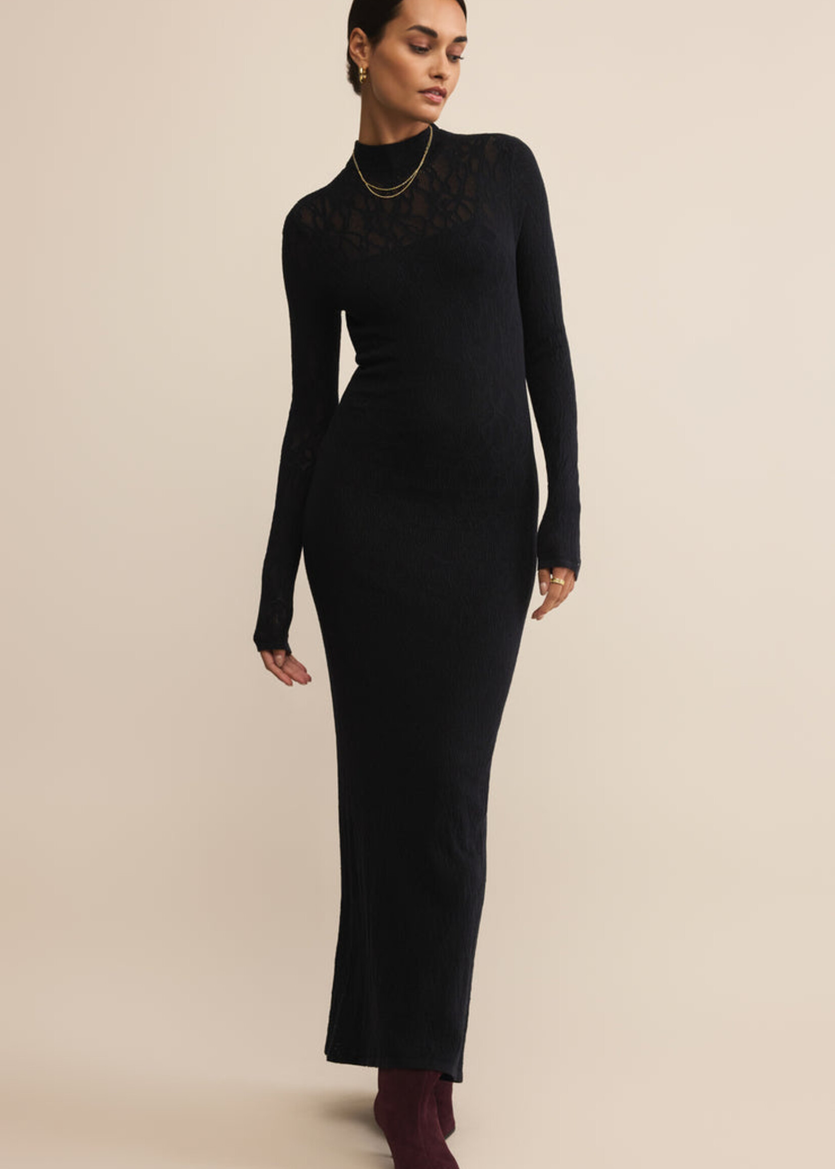 Z-Supply Z-Supply Robe Pull En Maille Aden - Noire