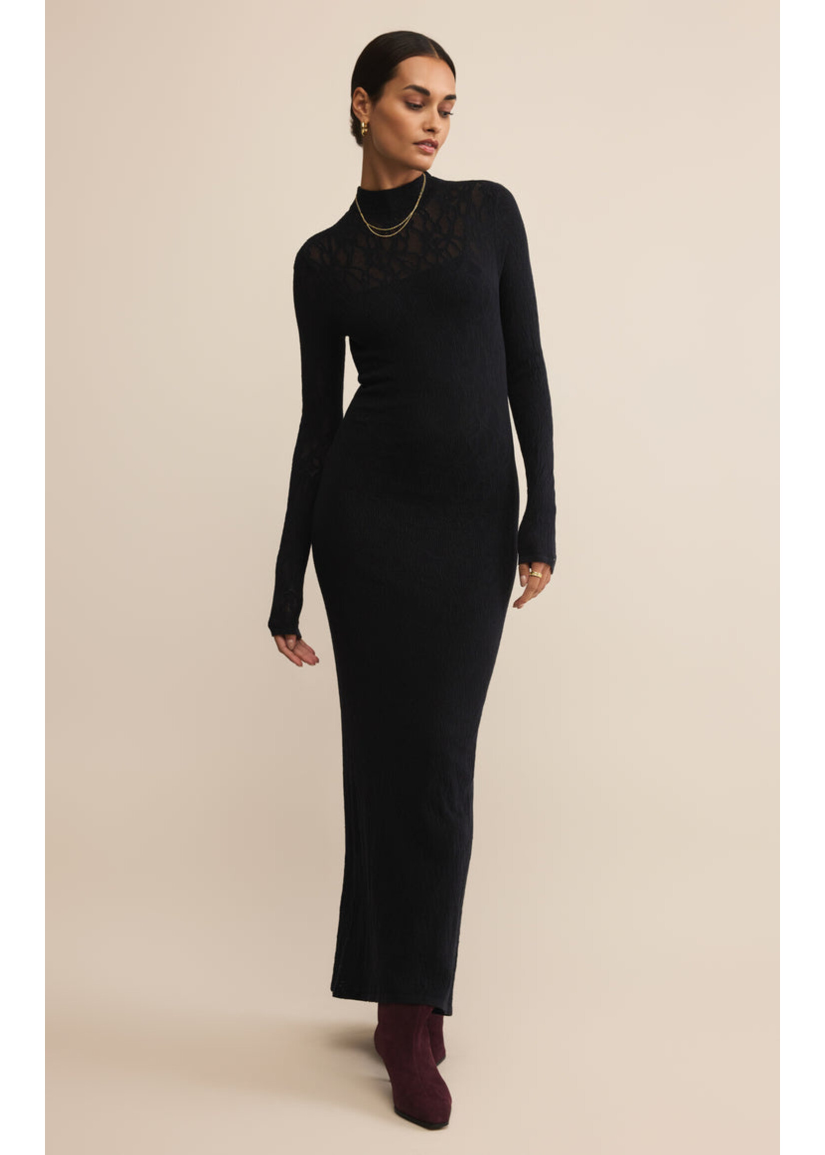 Z-Supply Z-Supply Robe Pull En Maille Aden - Noire