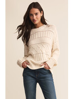 Z-Supply Z-Supply Pull En Maille Torsadée Cento - Warm White