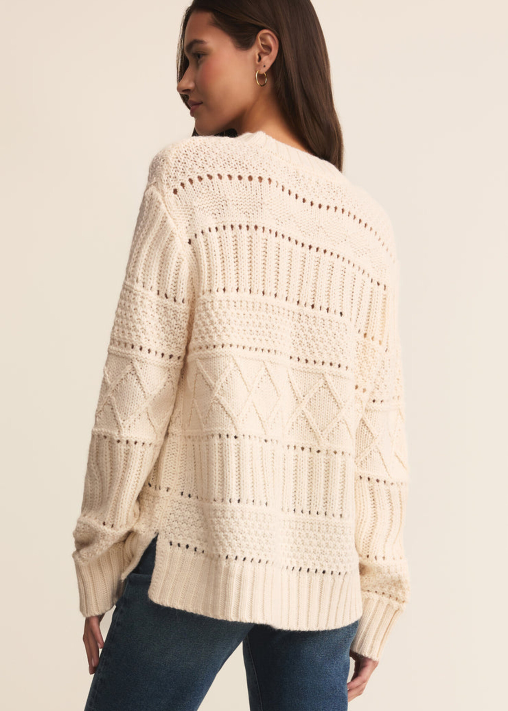 Z-Supply Z-Supply Cento Cable Sweater - Warm White