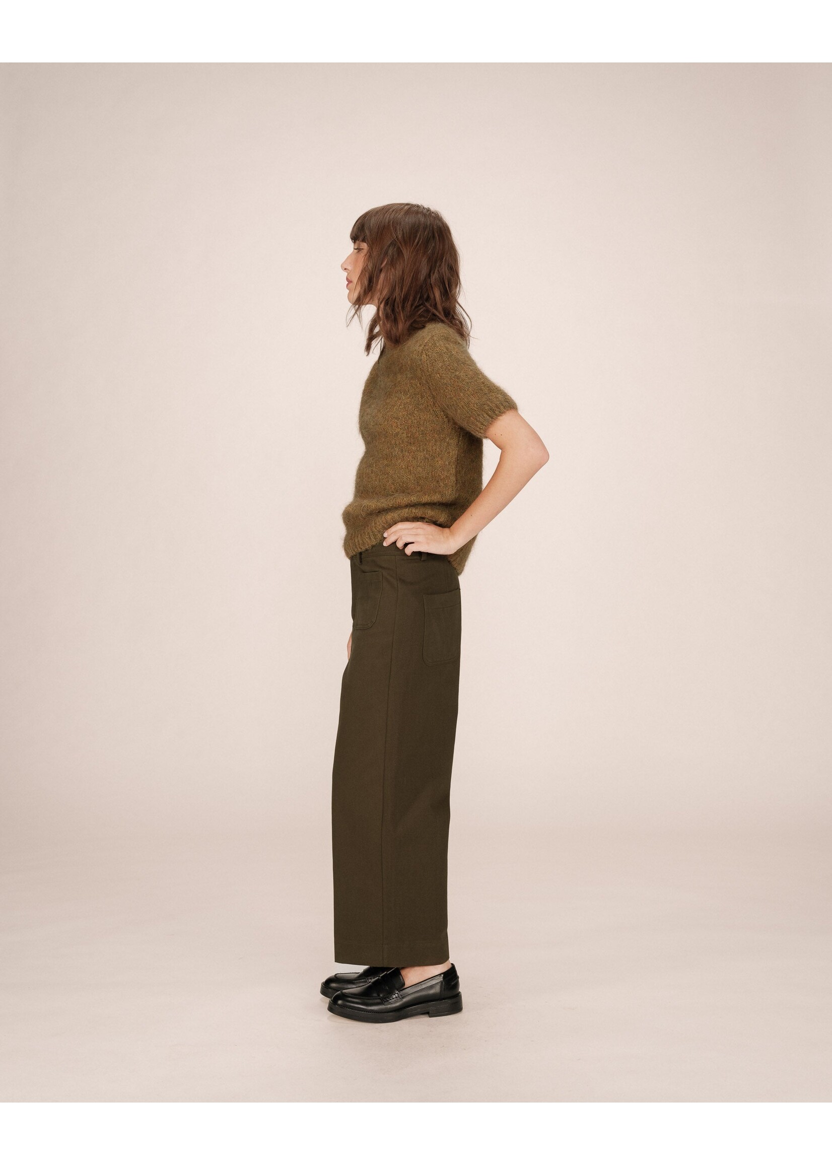 Grace and Mila Grace & Mila Pantalon Sole - Forest Green