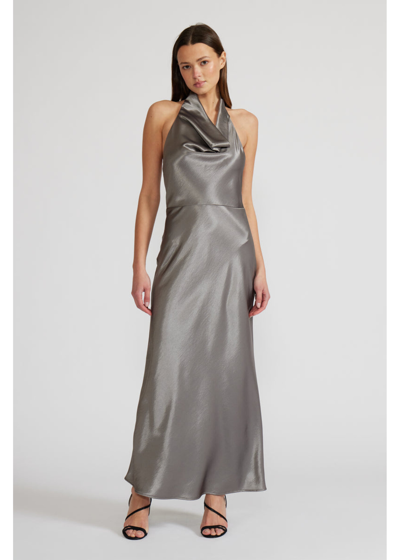 Lucy Paris Lucy Paris Robe Dos Nu Debbie - Pewter