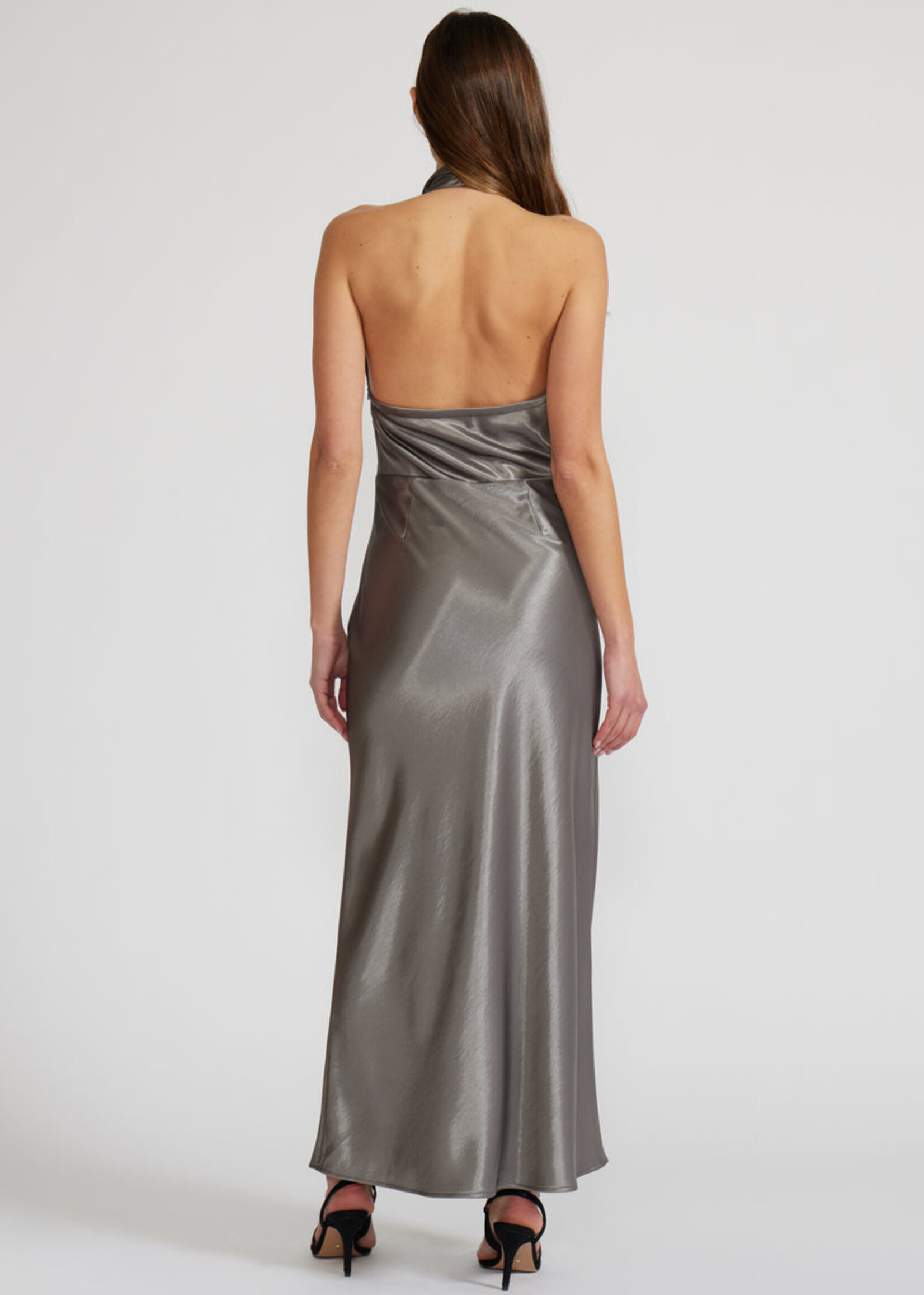 Lucy Paris Lucy Paris Robe Dos Nu Debbie - Pewter