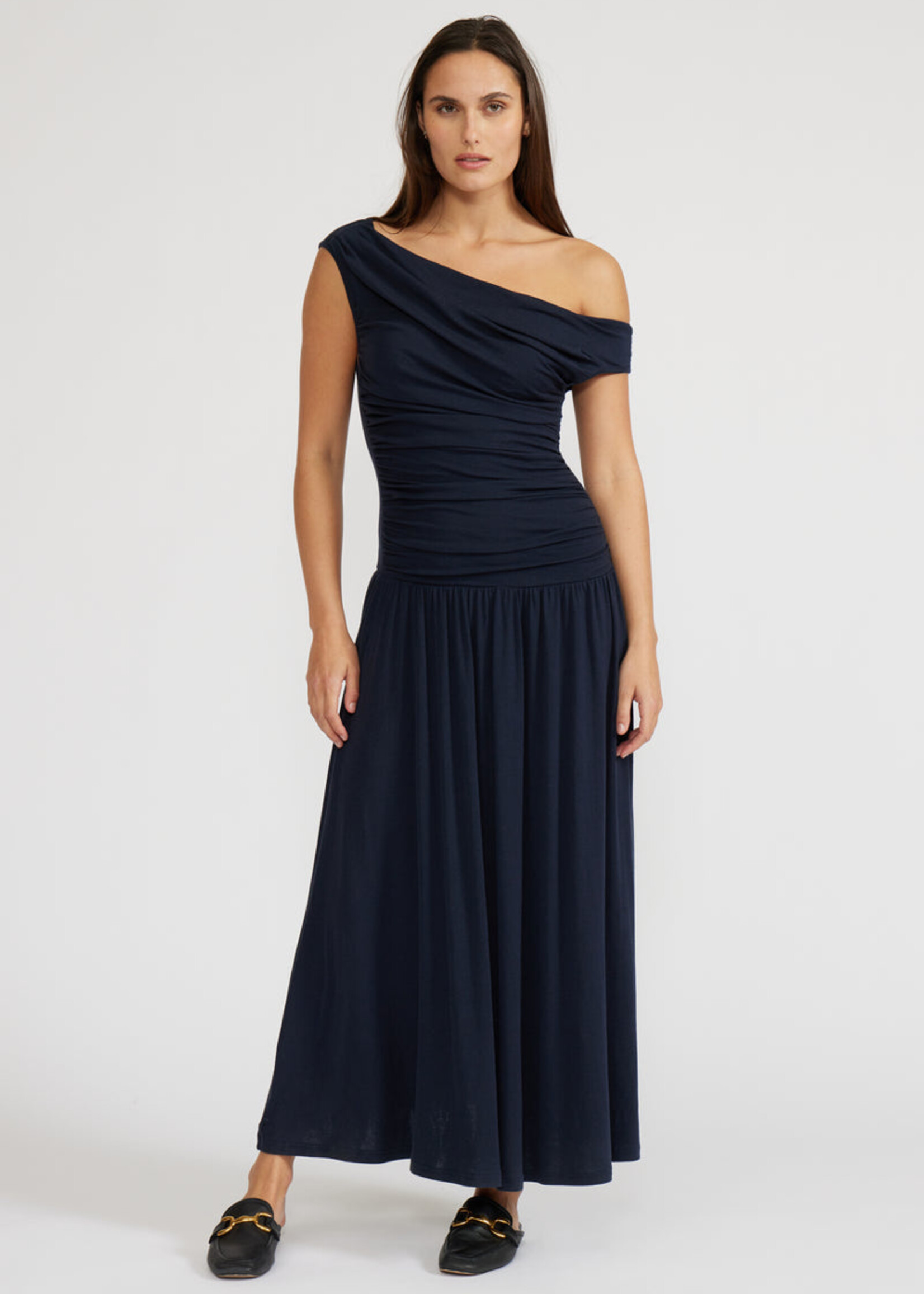 Lucy Paris Lucy Paris Larson Knit Dress - Dark Blue