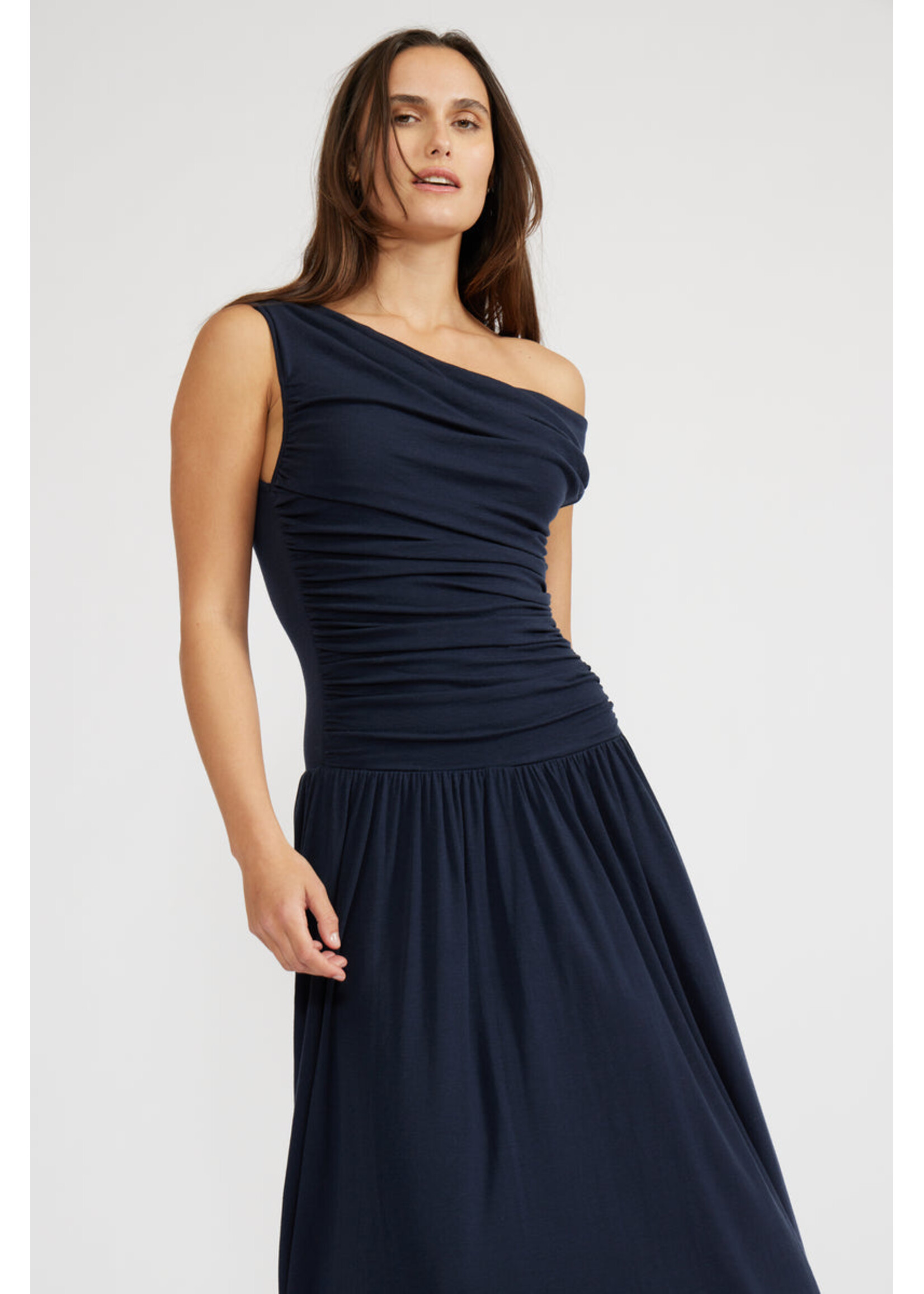 Lucy Paris Lucy Paris Larson Knit Dress - Dark Blue