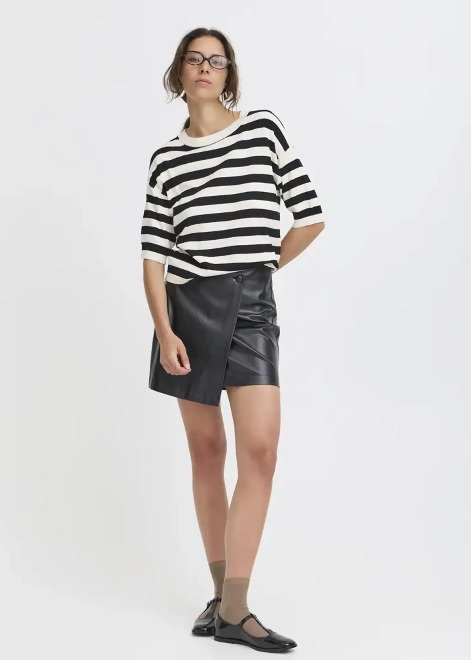 B.young B.Young Jupe Portefeuille Daja - Noire