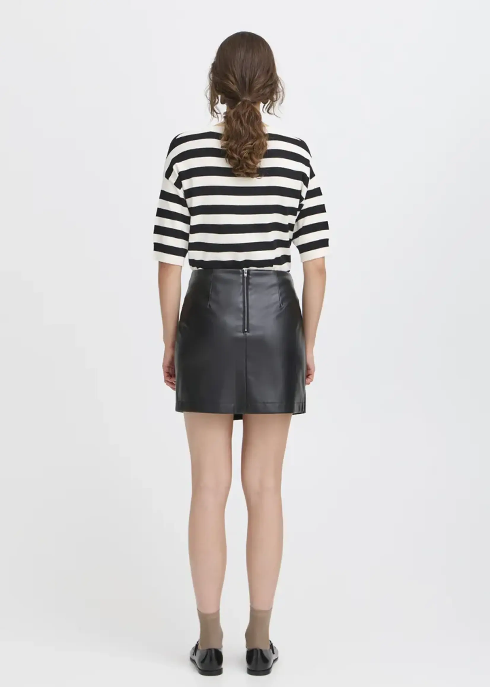 B.young B.Young Daja Fake Wrap Skirt - Black