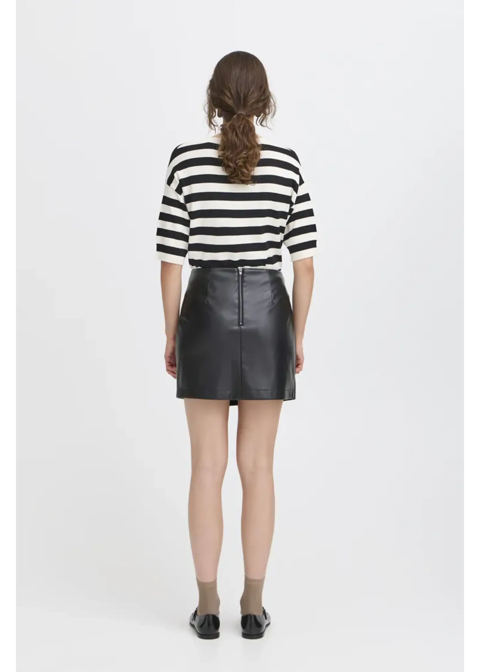 B.young B.Young Daja Fake Wrap Skirt - Black