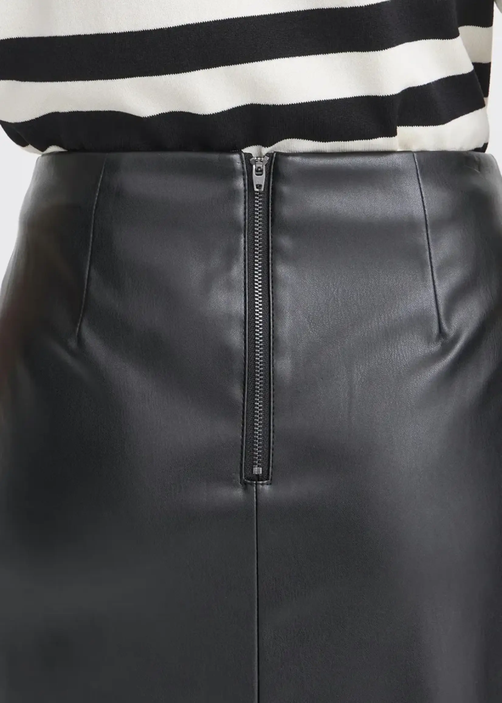 B.young B.Young Daja Fake Wrap Skirt - Black