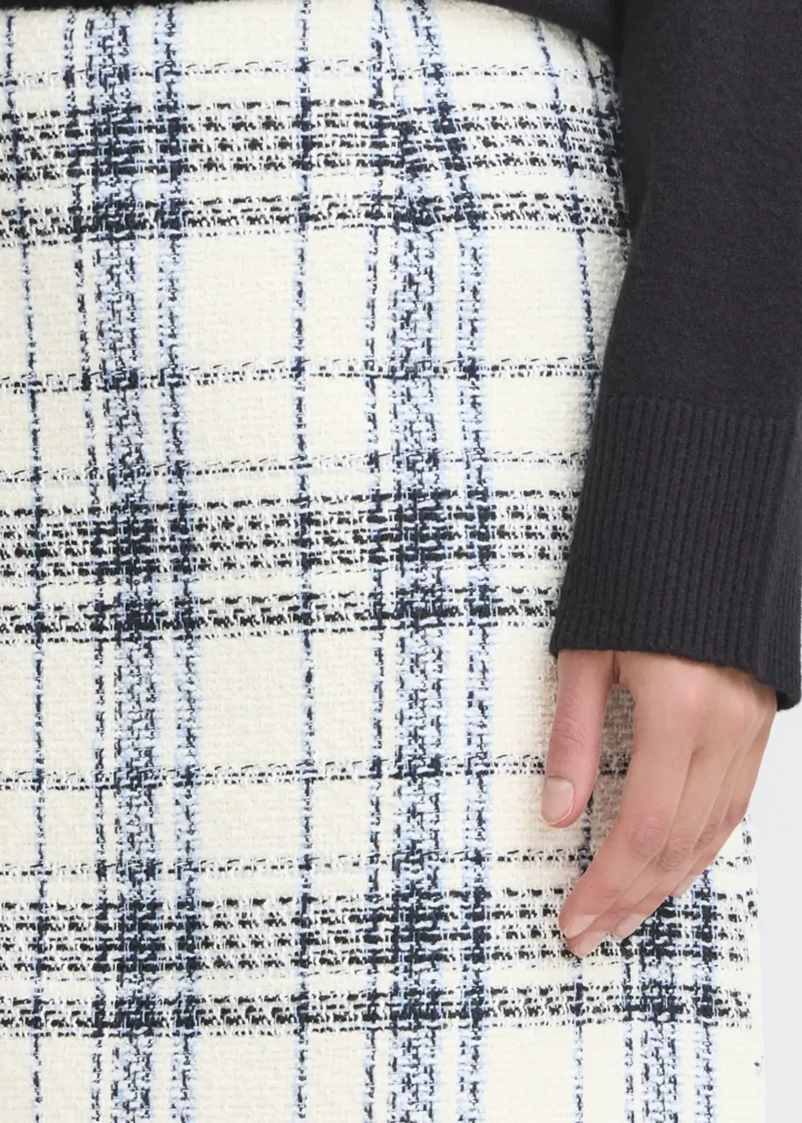 Fransa Fransa Amaya Skirt One - Bering Sea