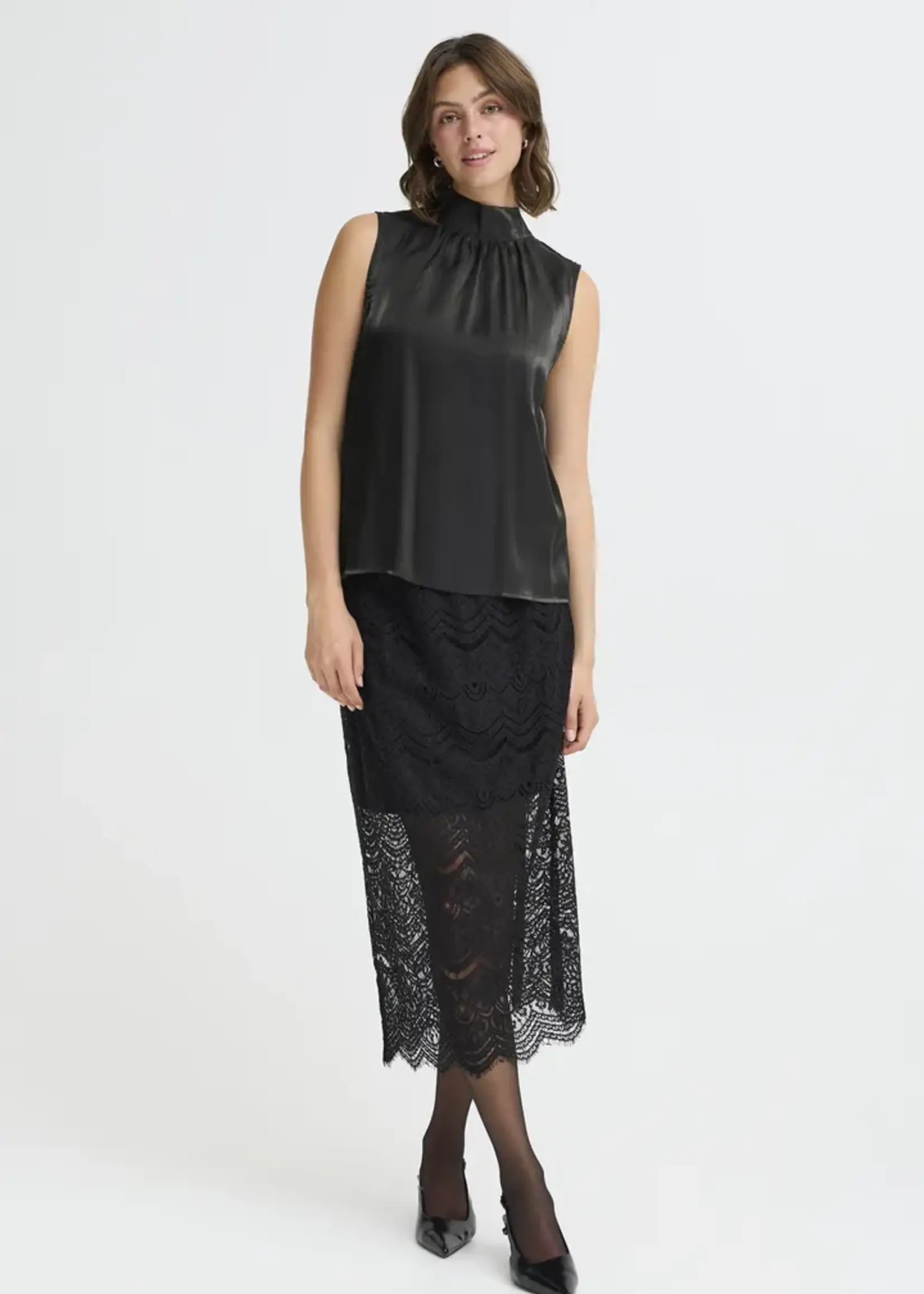 Fransa Fransa Yolanda Blouse One - Meteorite