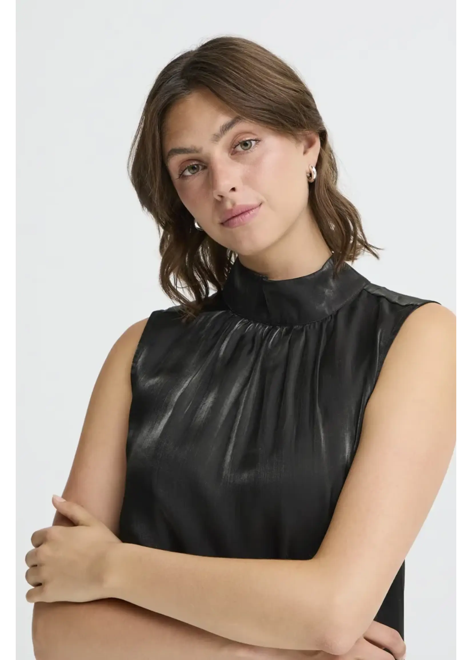 Fransa Fransa Yolanda Blouse One - Meteorite