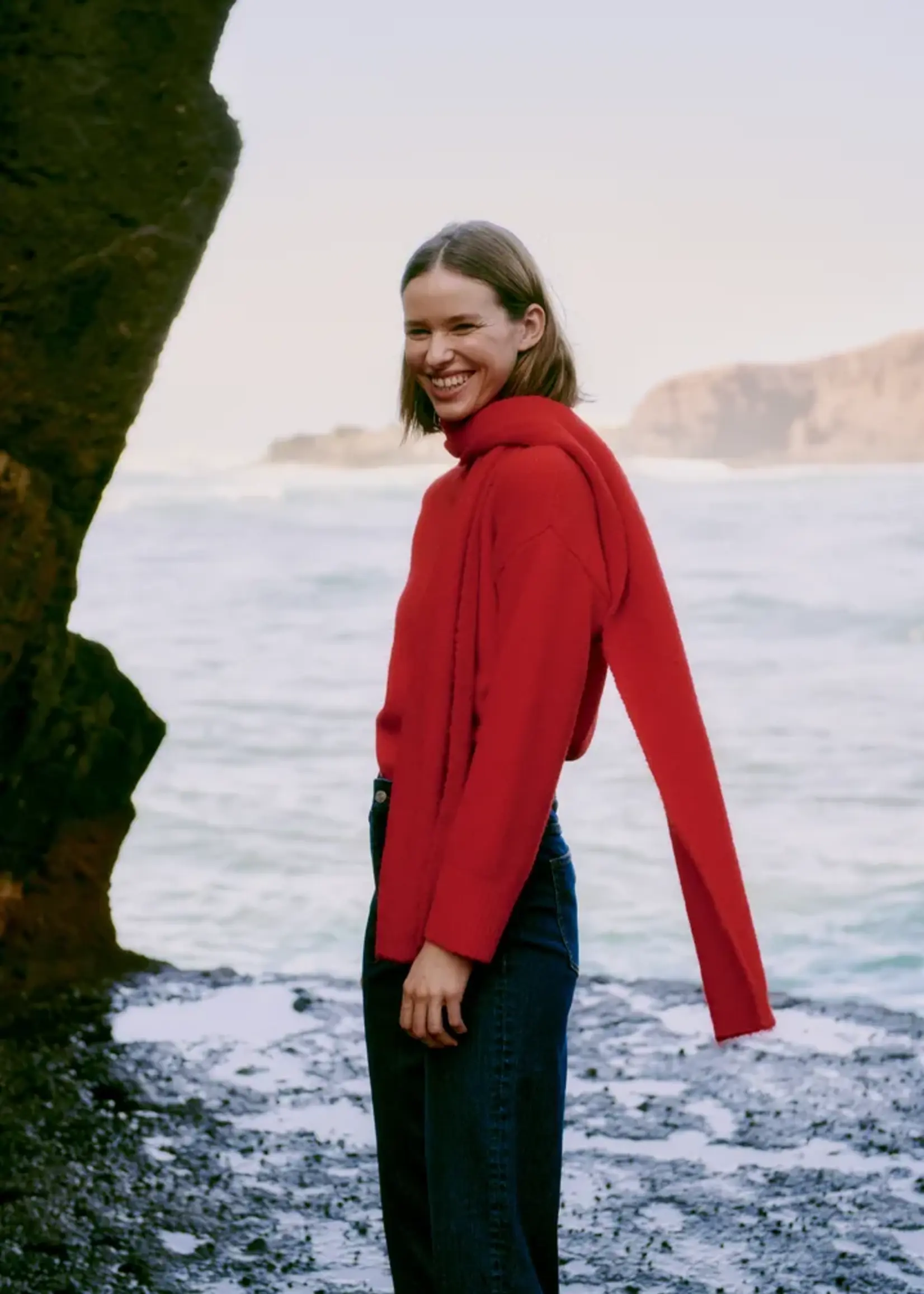 B.young B.Young Écharpe Vasha 2 - Barbados Cherry