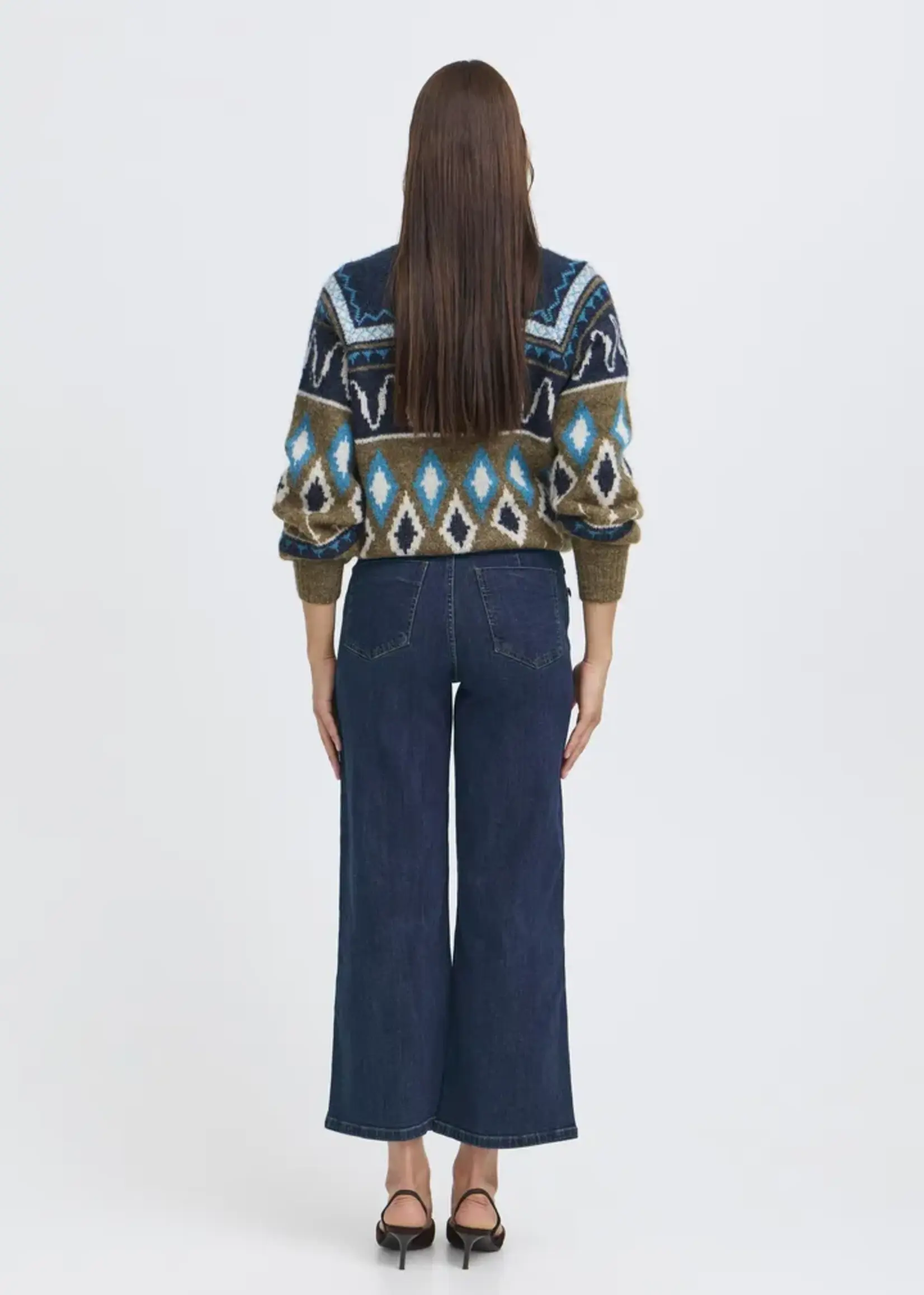 B.young B.Young Jean Boutonné Komma - Dark Blue