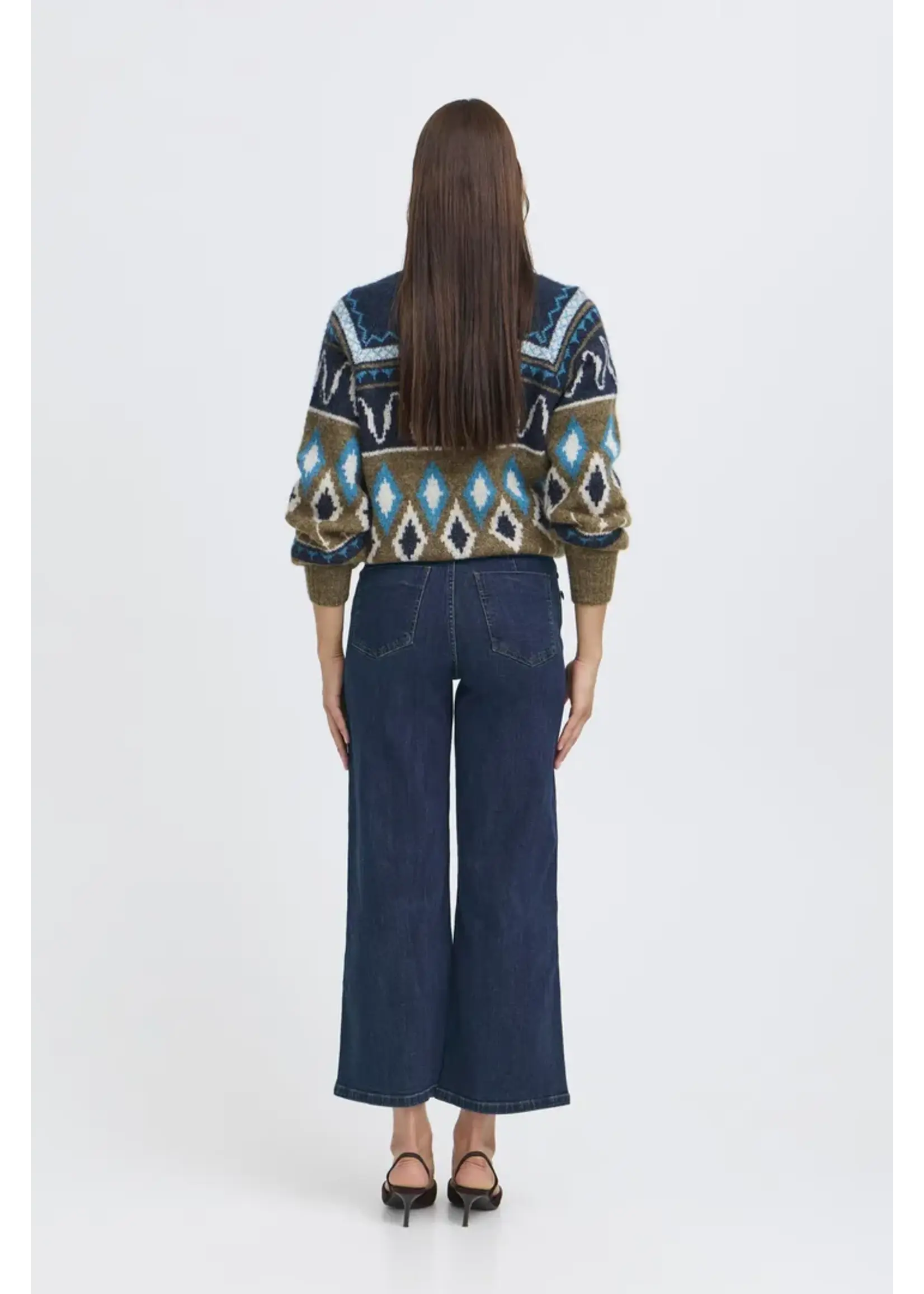 B.young B.Young Jean Boutonné Komma - Dark Blue