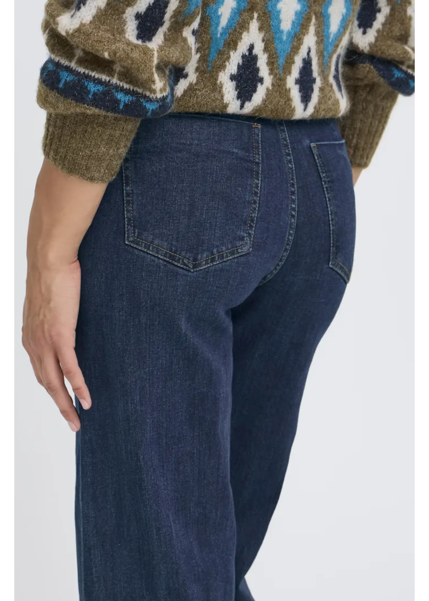 B.young B.Young Komma Button Jeans - Dark Blue