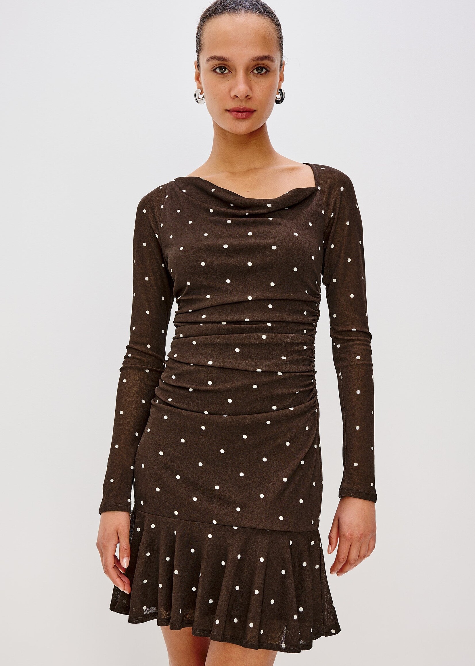 Rails Rails Robe Celano - Cocoa Polka Dots