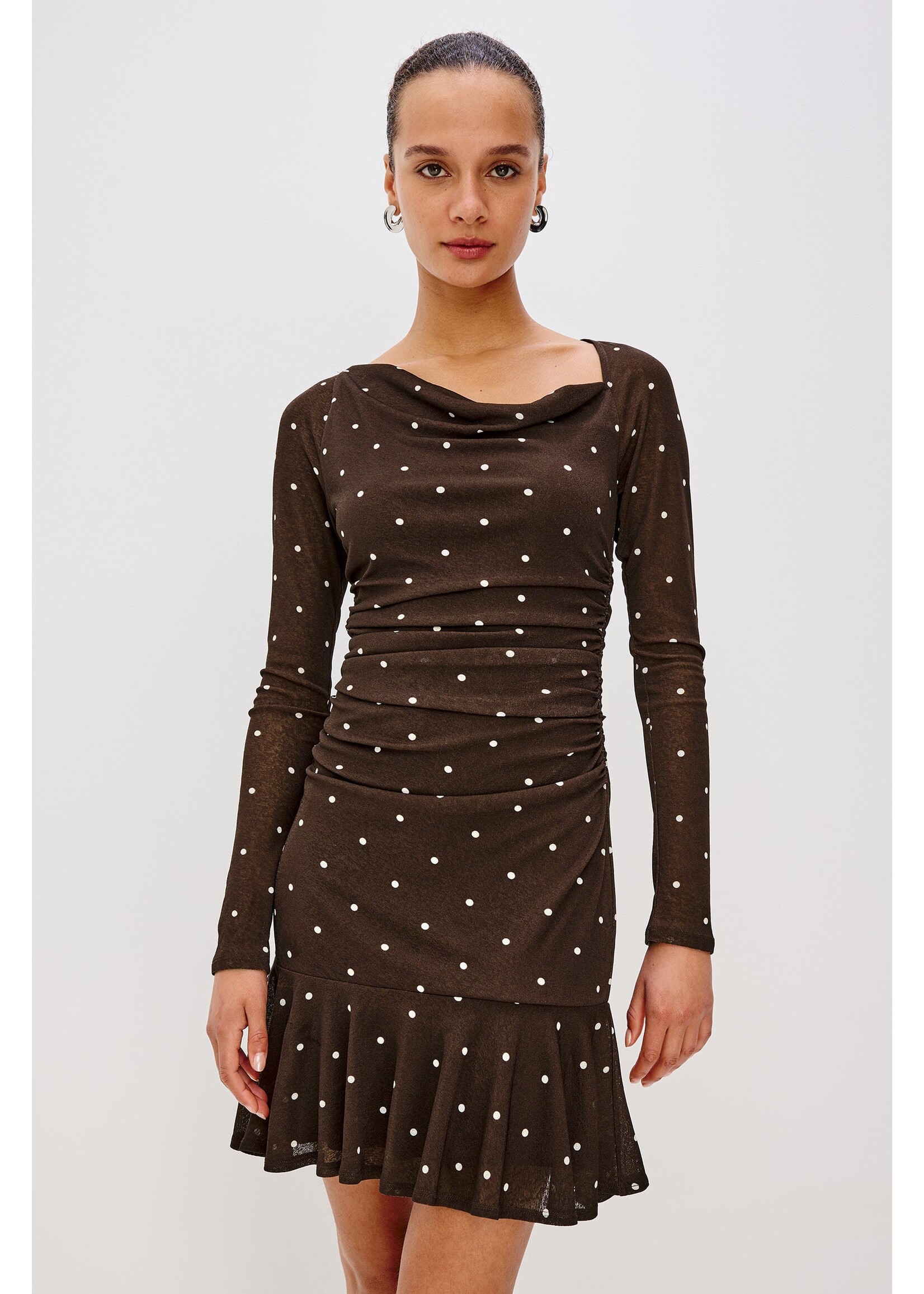 Rails Rails Celano Dress - Cocoa Polka Dots