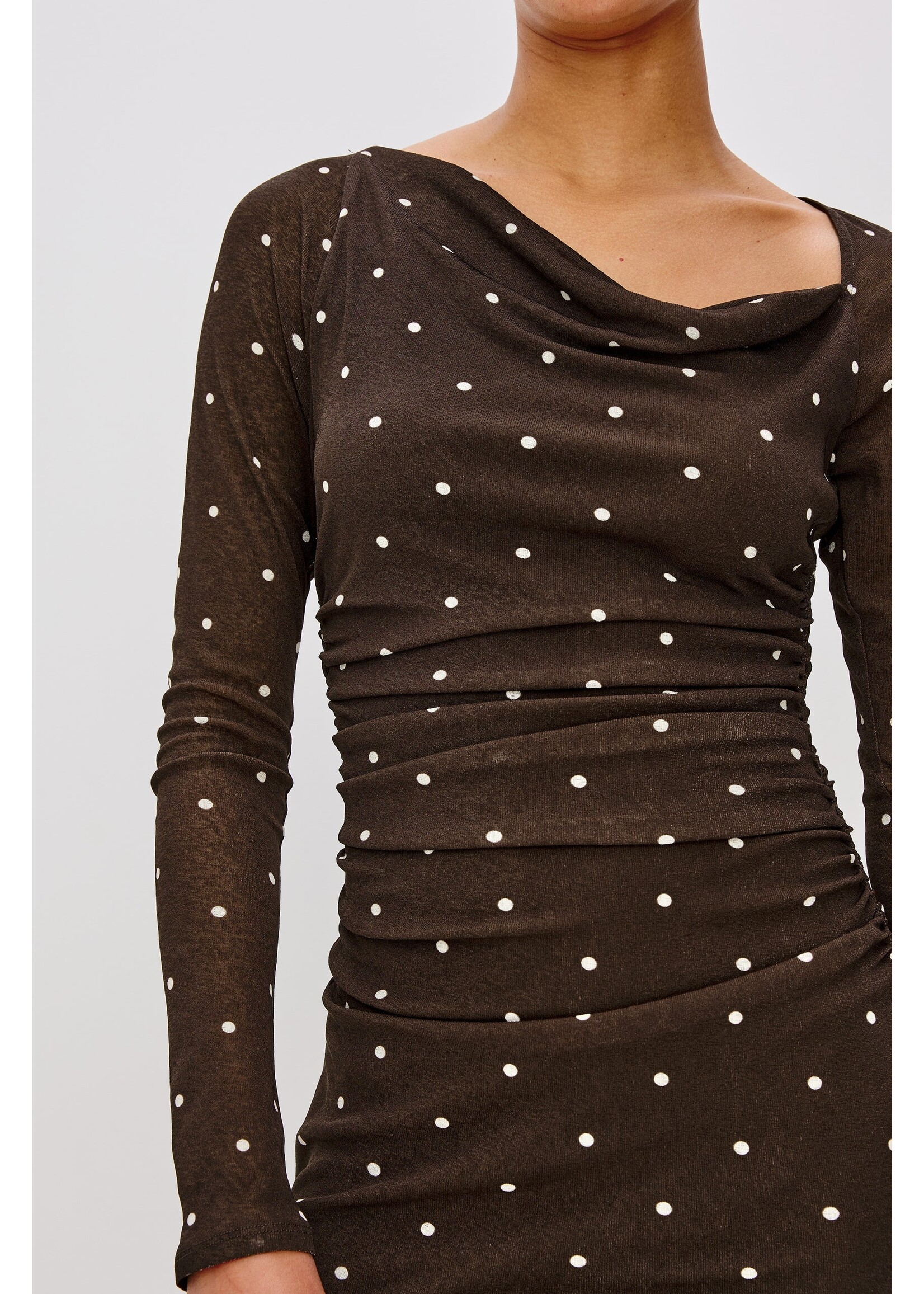 Rails Rails Robe Celano - Cocoa Polka Dots