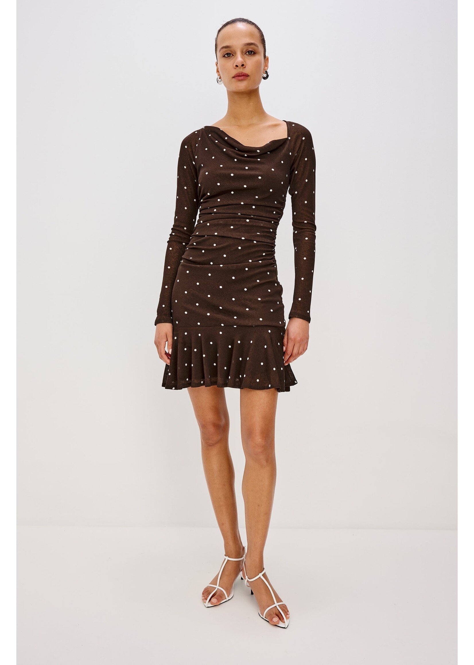 Rails Rails Celano Dress - Cocoa Polka Dots