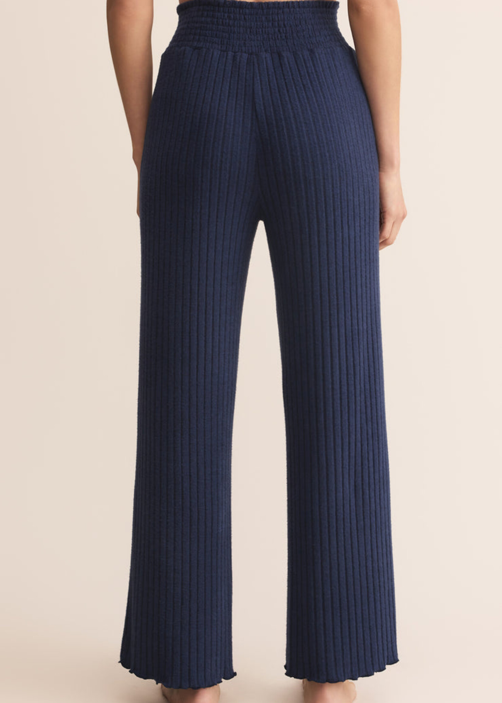 Z-Supply Z-Supply Dawn Smocked Rib Pant - Blue Sapphire
