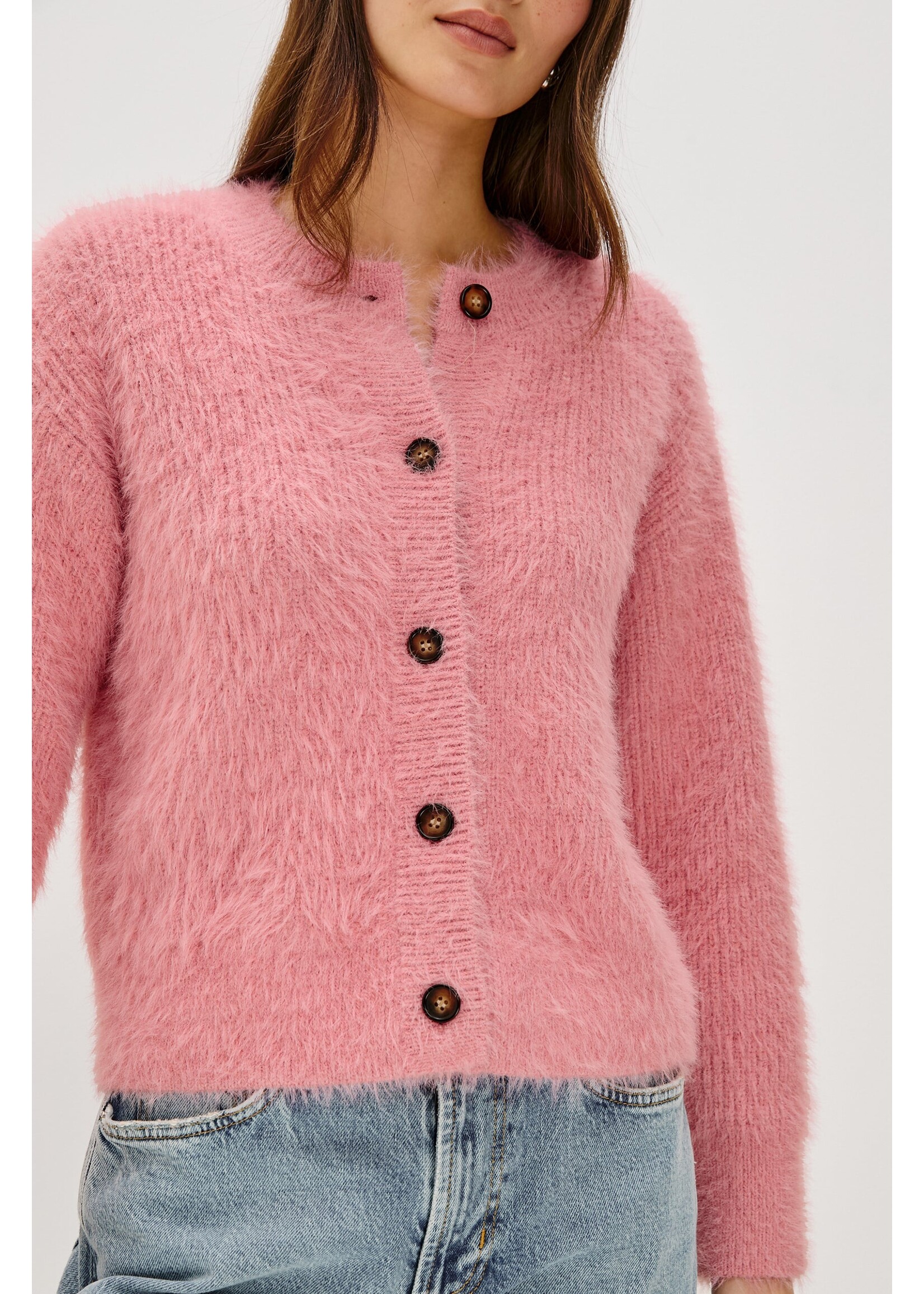 Rails Rails Melo Cardigan - Heather Pink