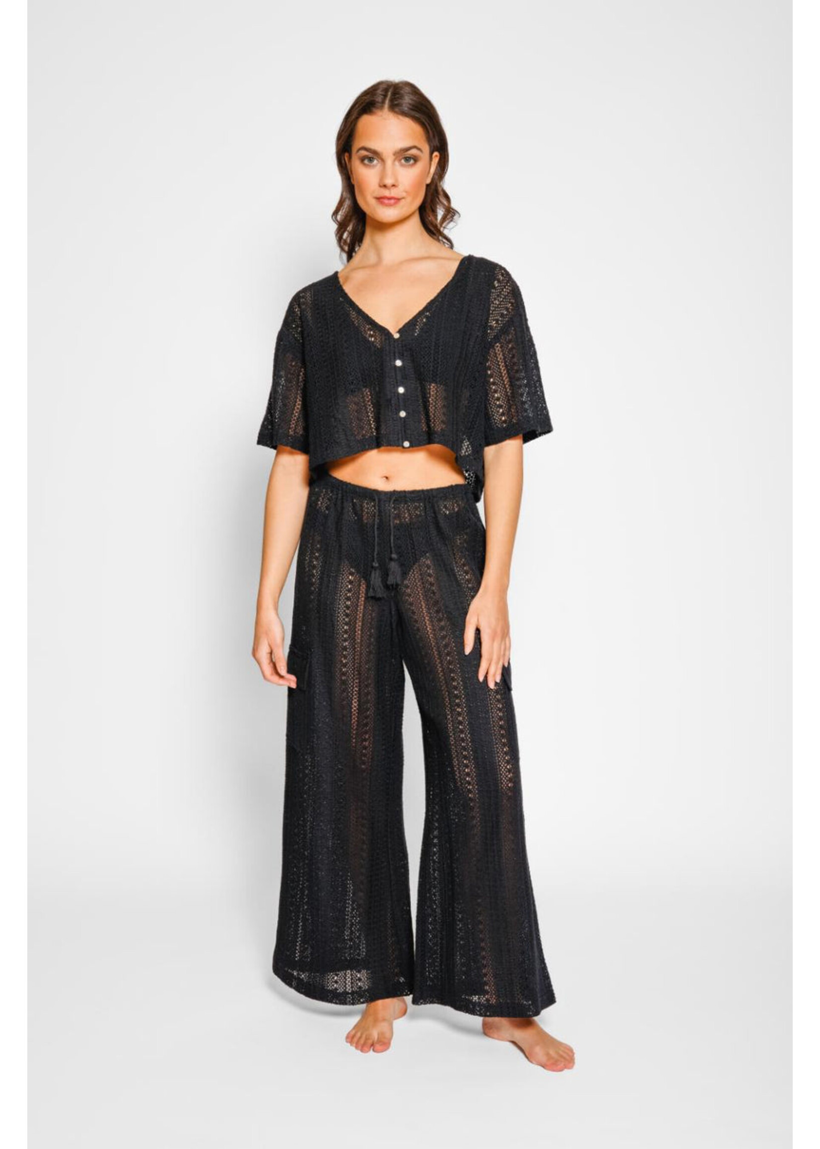 Koy Resort Koy Resort Pantalon Cargo Amalfi - Noir