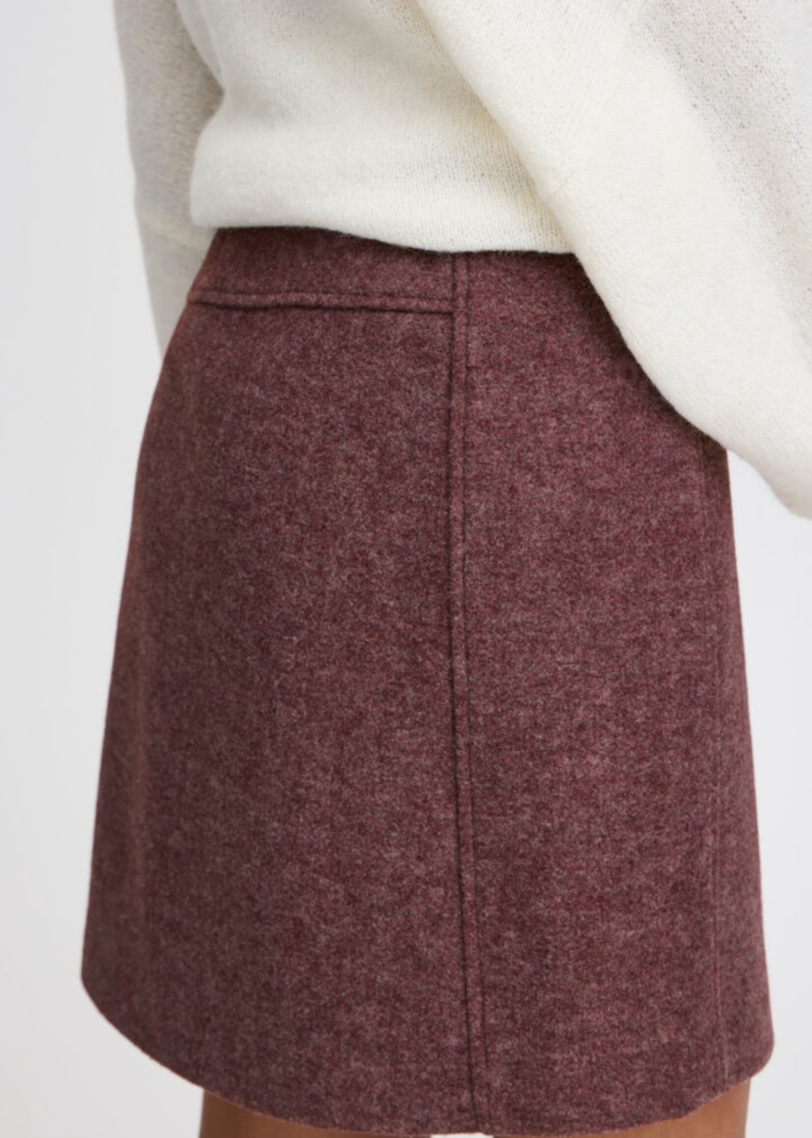 ICHI ICHI IHWooly Skirt - Port Royal