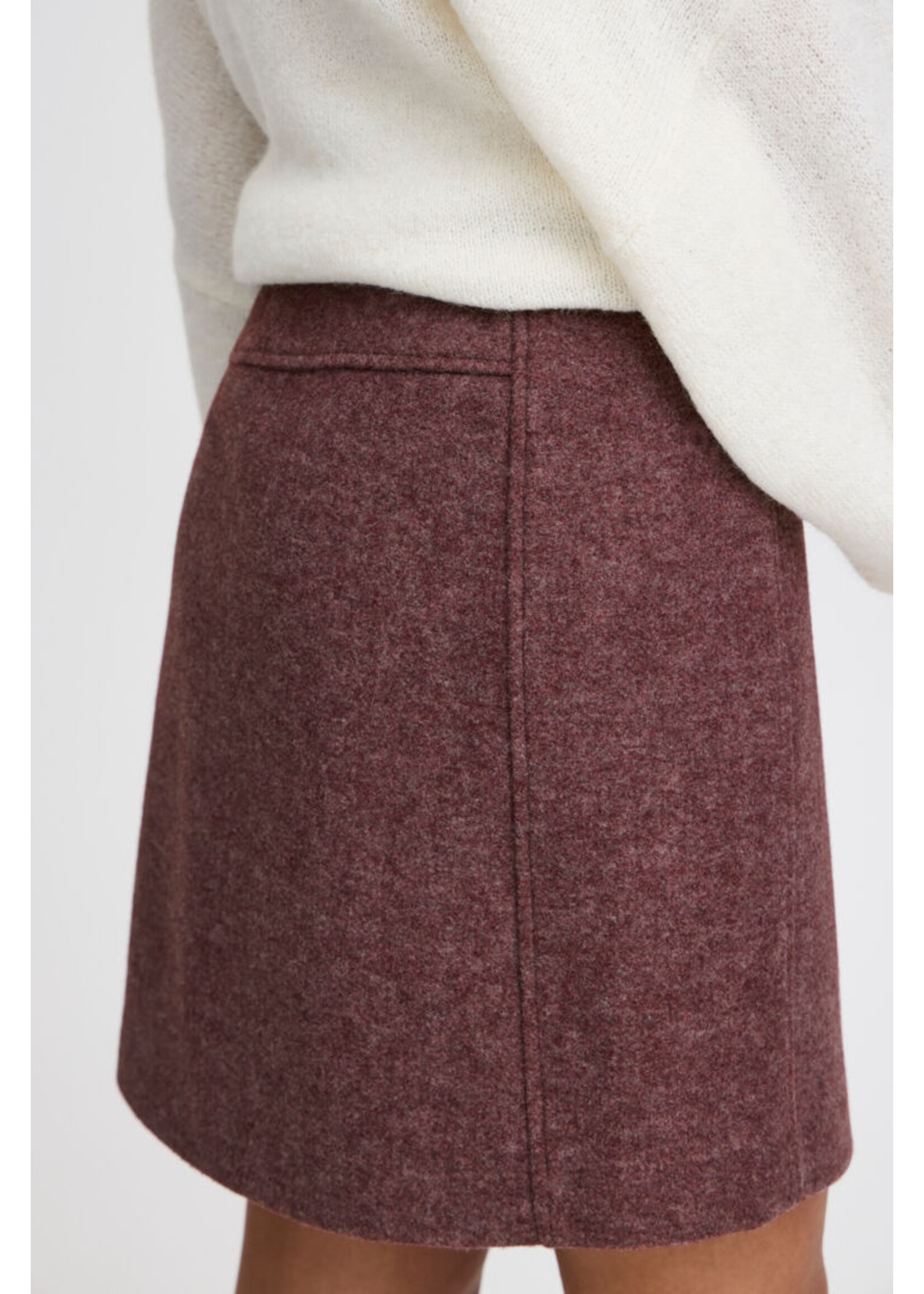 ICHI ICHI IHWooly Skirt - Port Royal