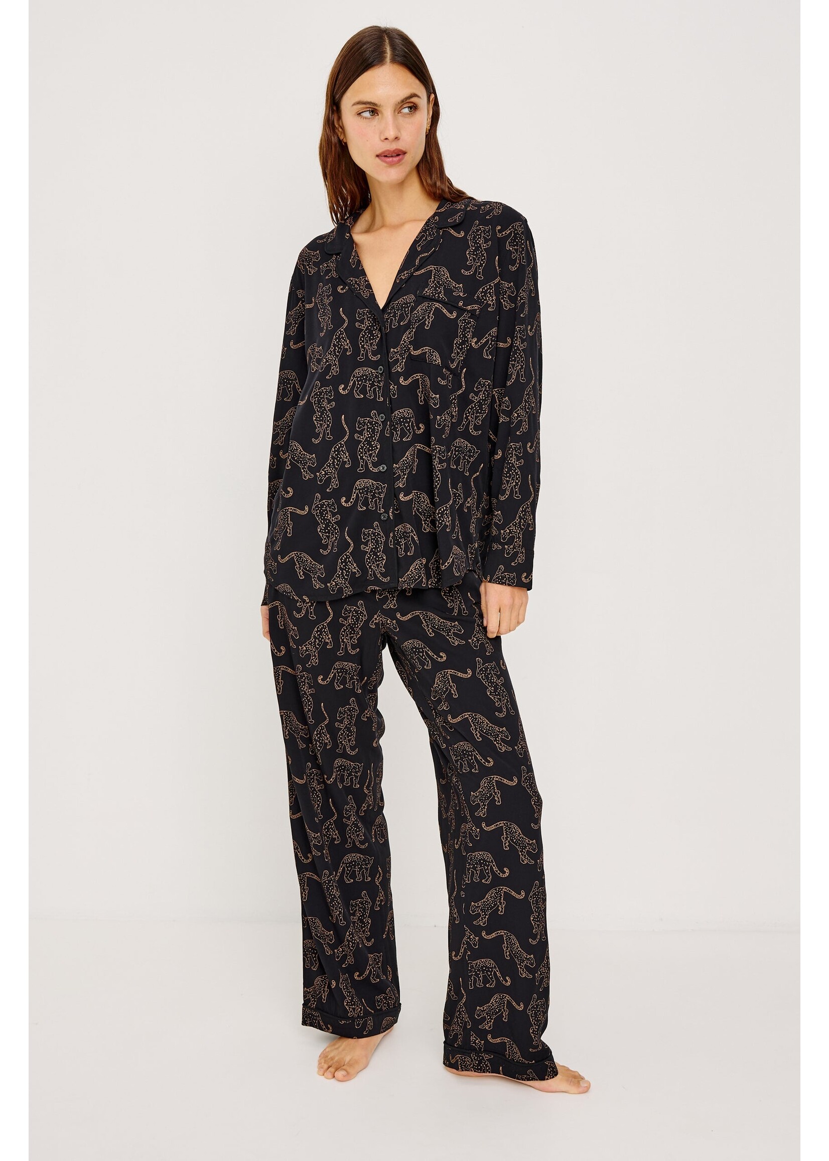 Rails Rails Ensemble De Pyjama Varra - Tan Jaguars