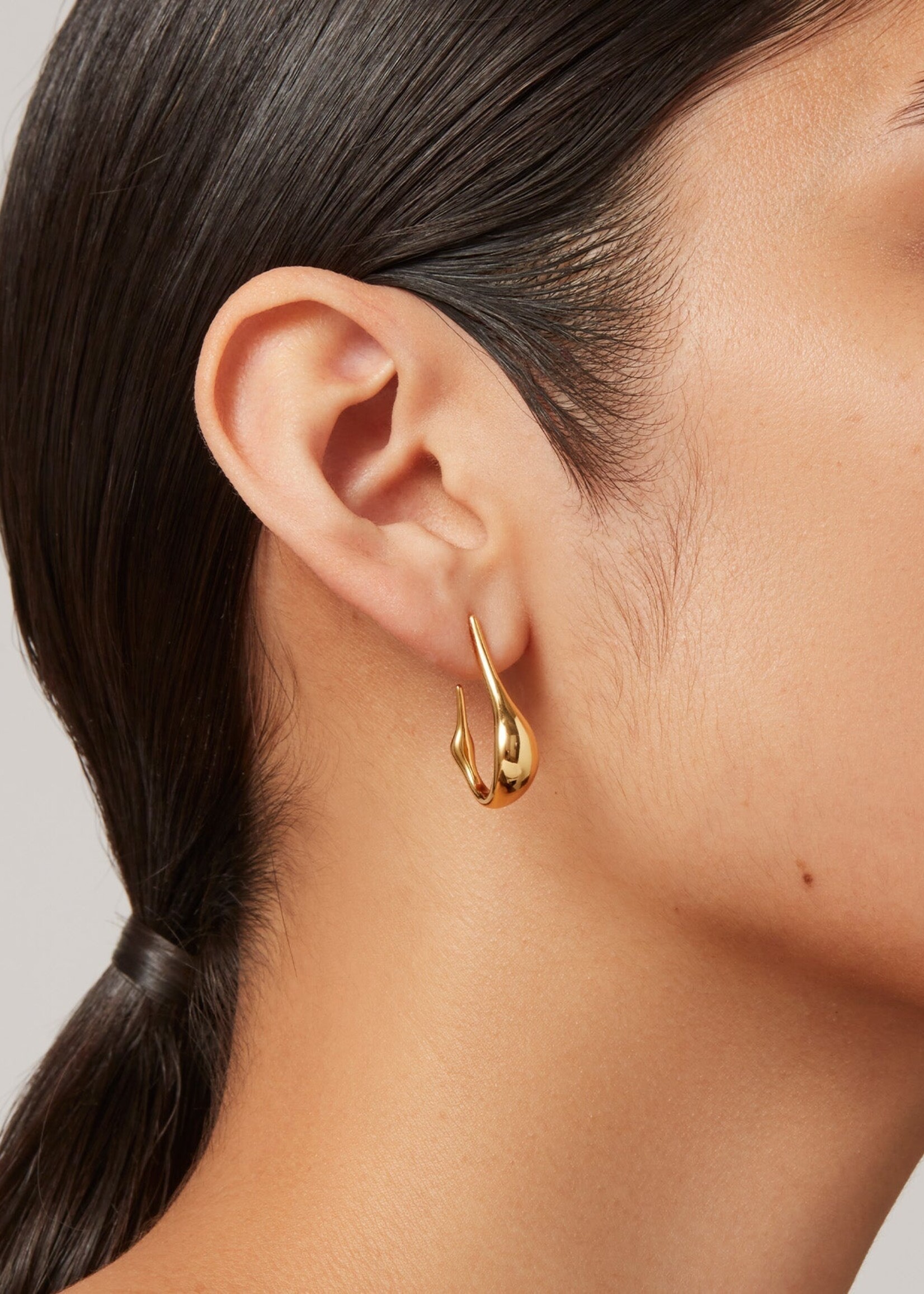 Jenny Bird Colette Hoops (Small) - Silver